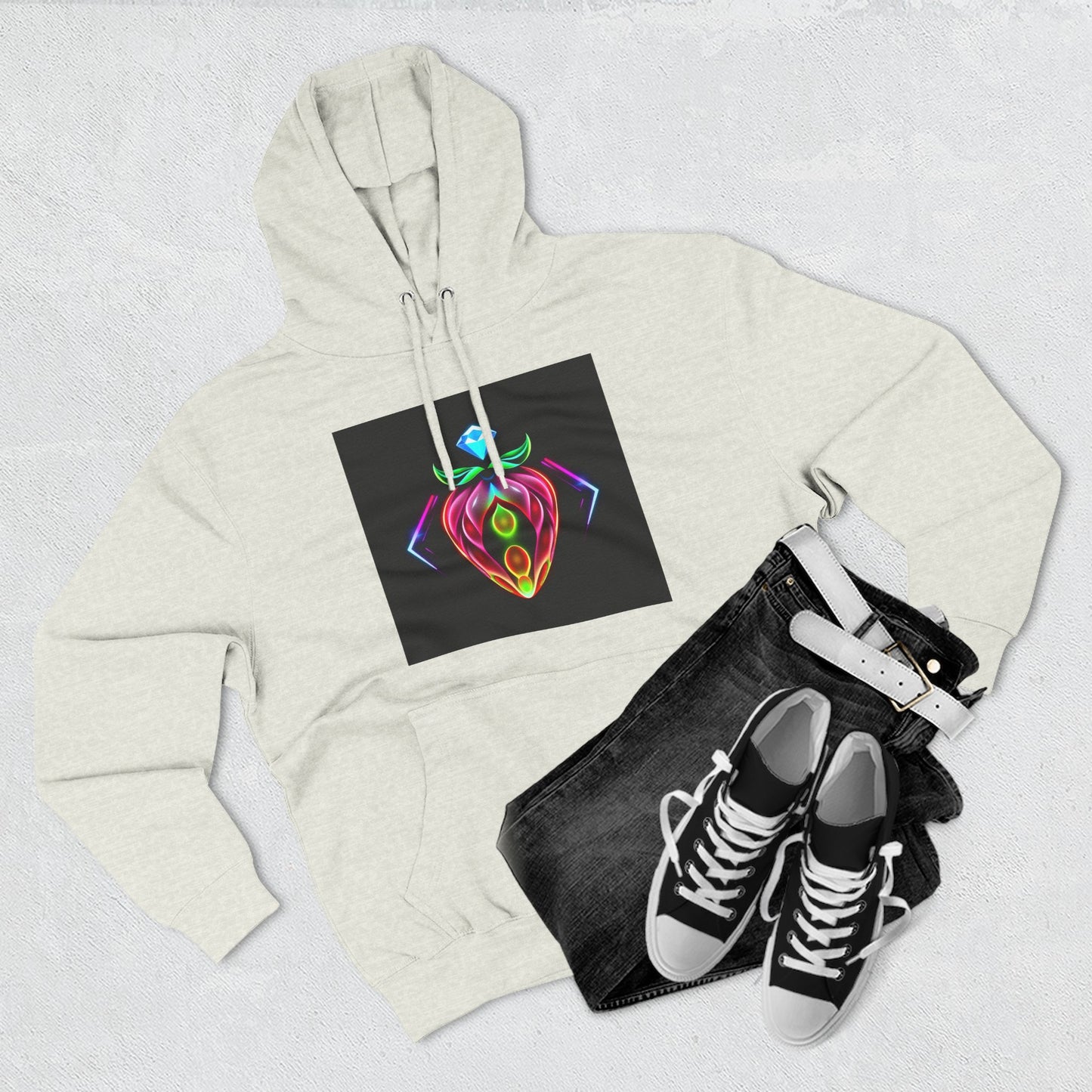 Vibrant Art Hoodie, Colorful Fleece Hoodie, Unique Sweatshirt, Artistic Gift, Cozy Layer for Every Occasion