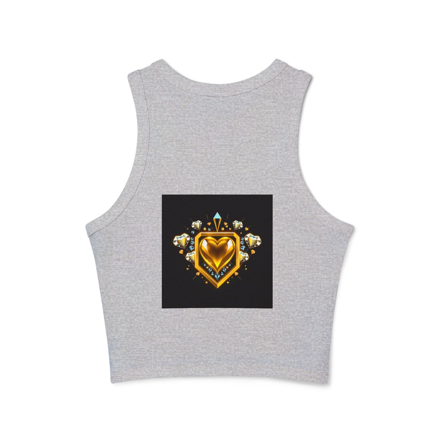 Heart Shield Women's Micro Rib Racer Tank Top