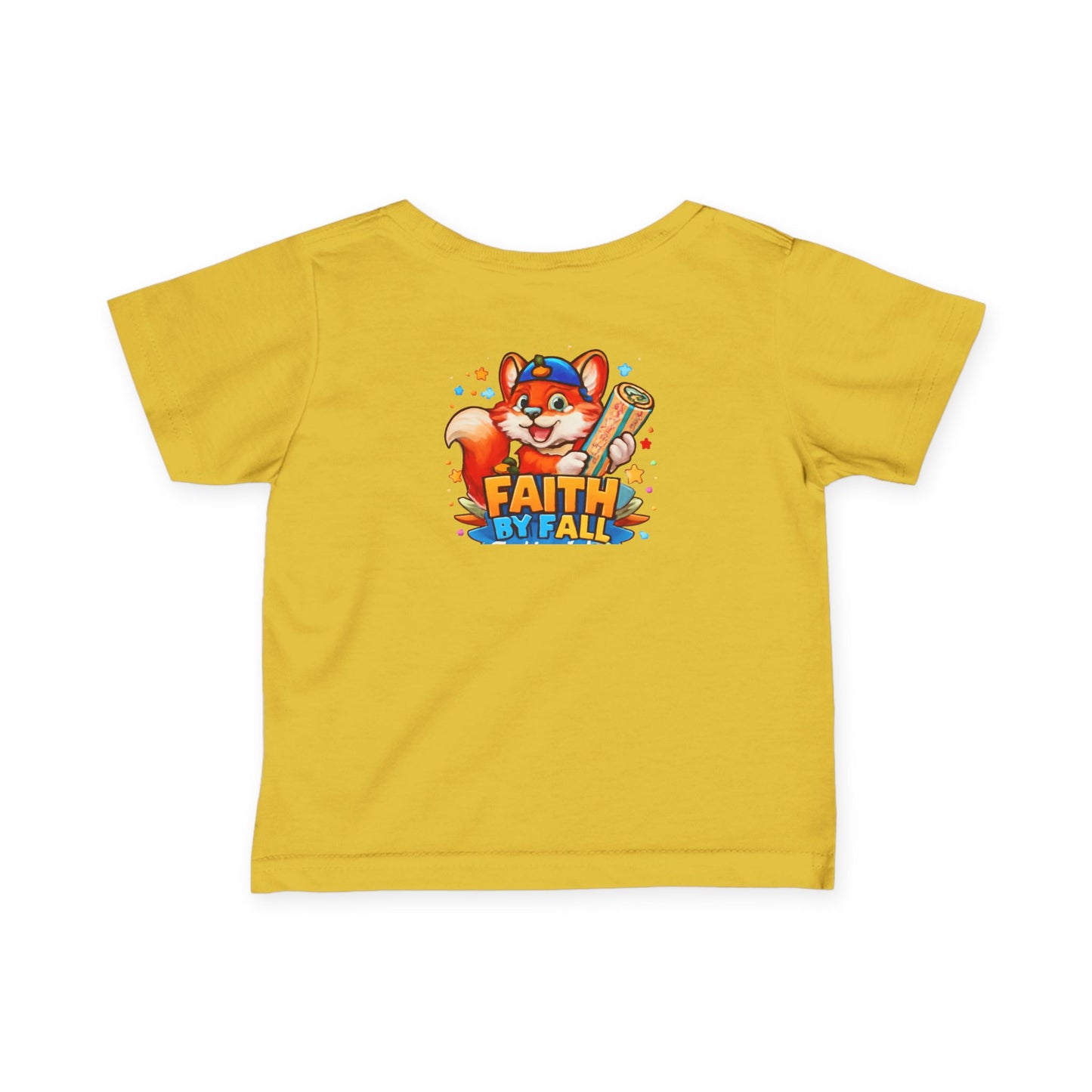 Infant Tee — Cute Fox "Faith Fox" Graphic Baby Shirt