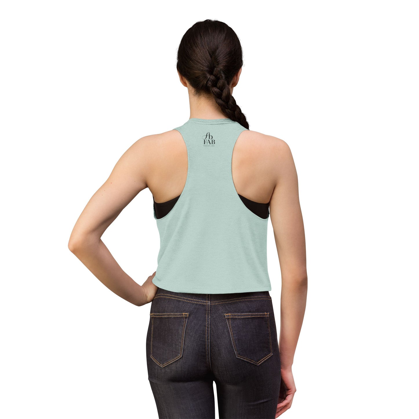 Mulberry Street Neon Crop Top — Vintage Nightlife Graphic Tank