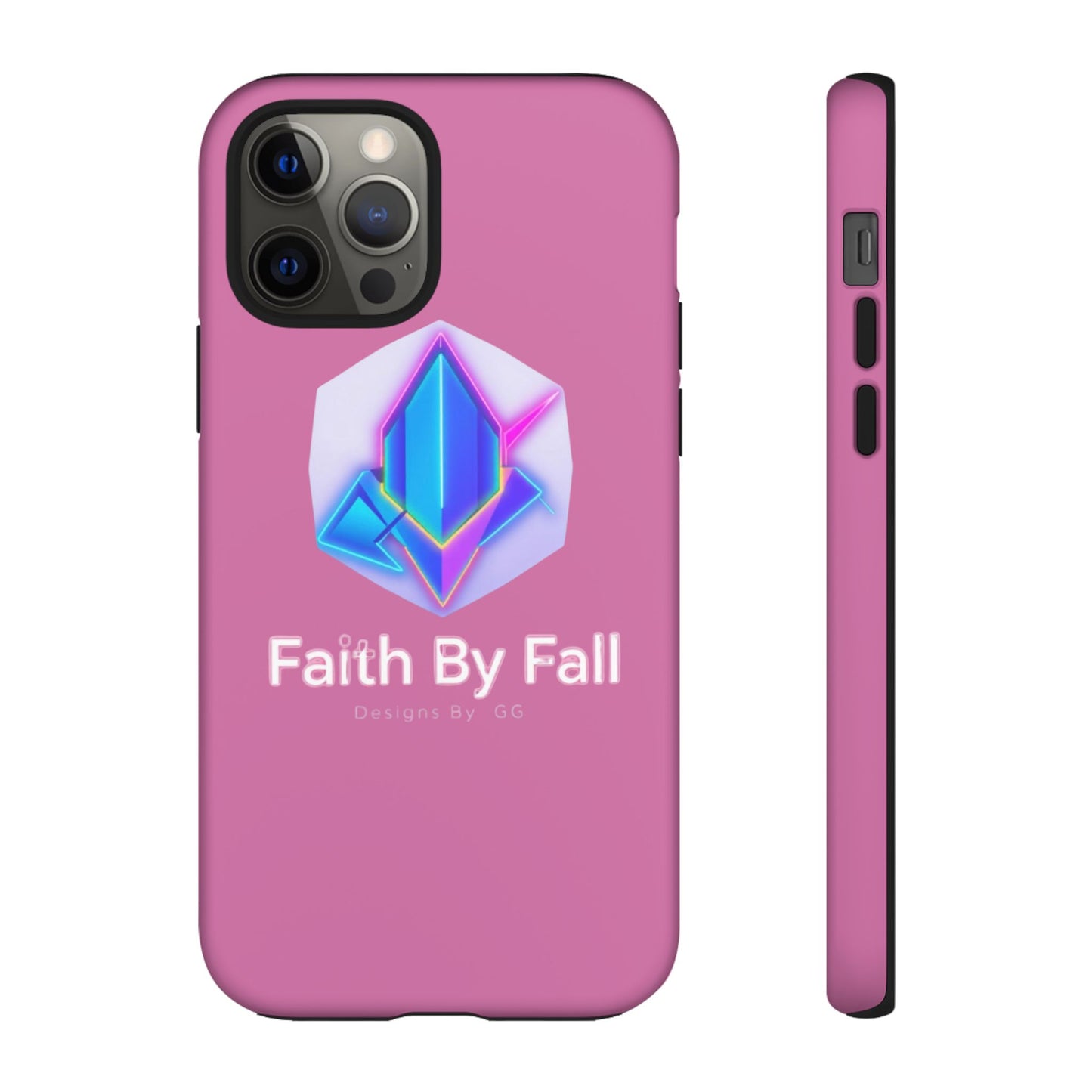 Vibrant Phone Case with Motivational Design - Faith By Fall, Colorful Phone Cover, Customizable Mobile Accessory, Unique Gift Idea, [...]