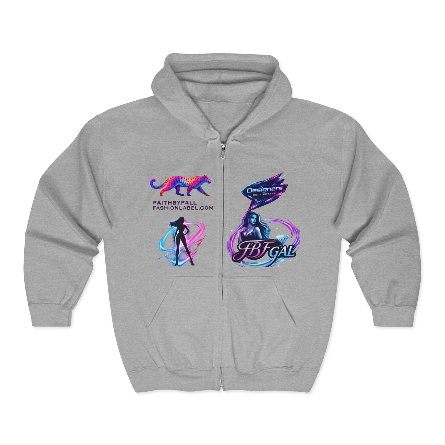 Unisex Heavy Blend™ Full Zip Hooded Sweatshirt