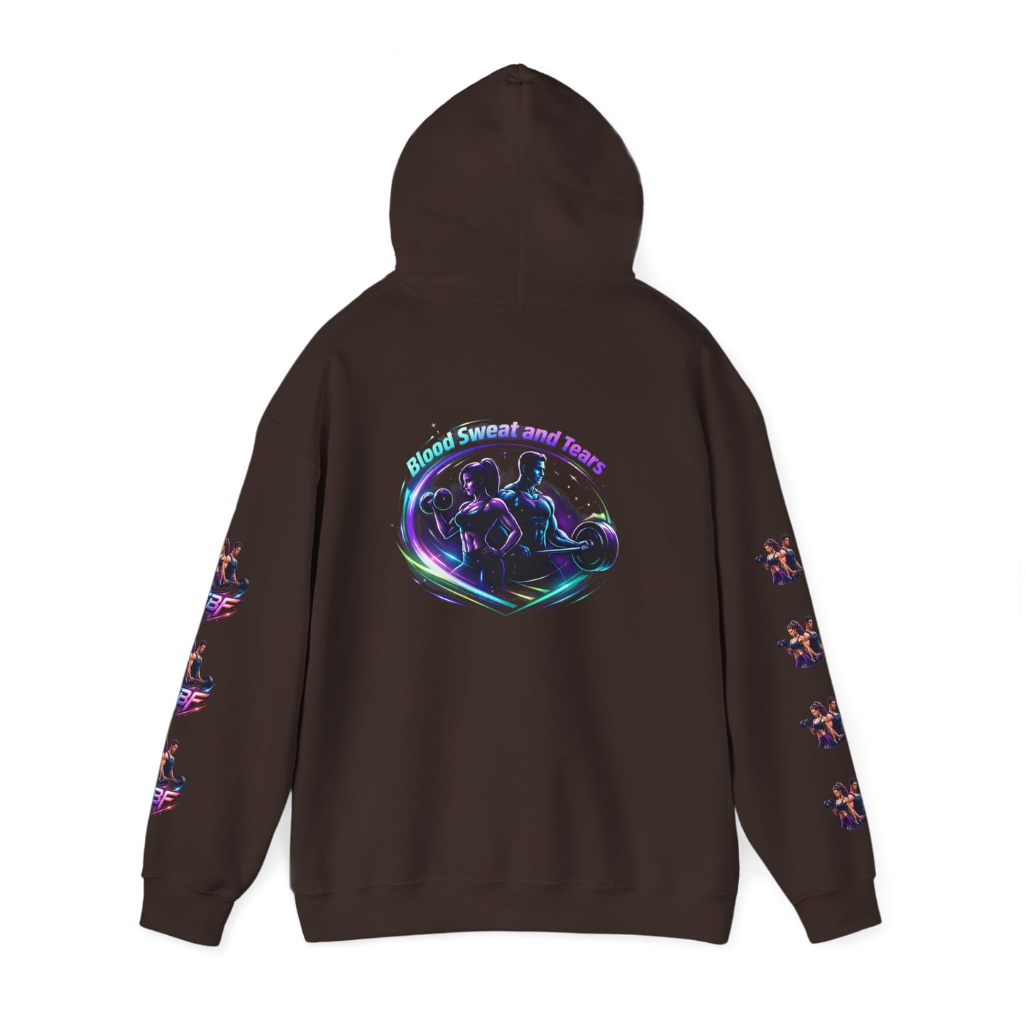 Weightlifting Hoodie — "Blood, Sweat and Tears" Fitness Pullover