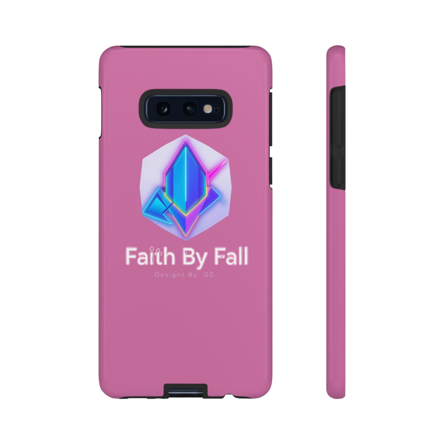 Vibrant Phone Case with Motivational Design - Faith By Fall, Colorful Phone Cover, Customizable Mobile Accessory, Unique Gift Idea, [...]