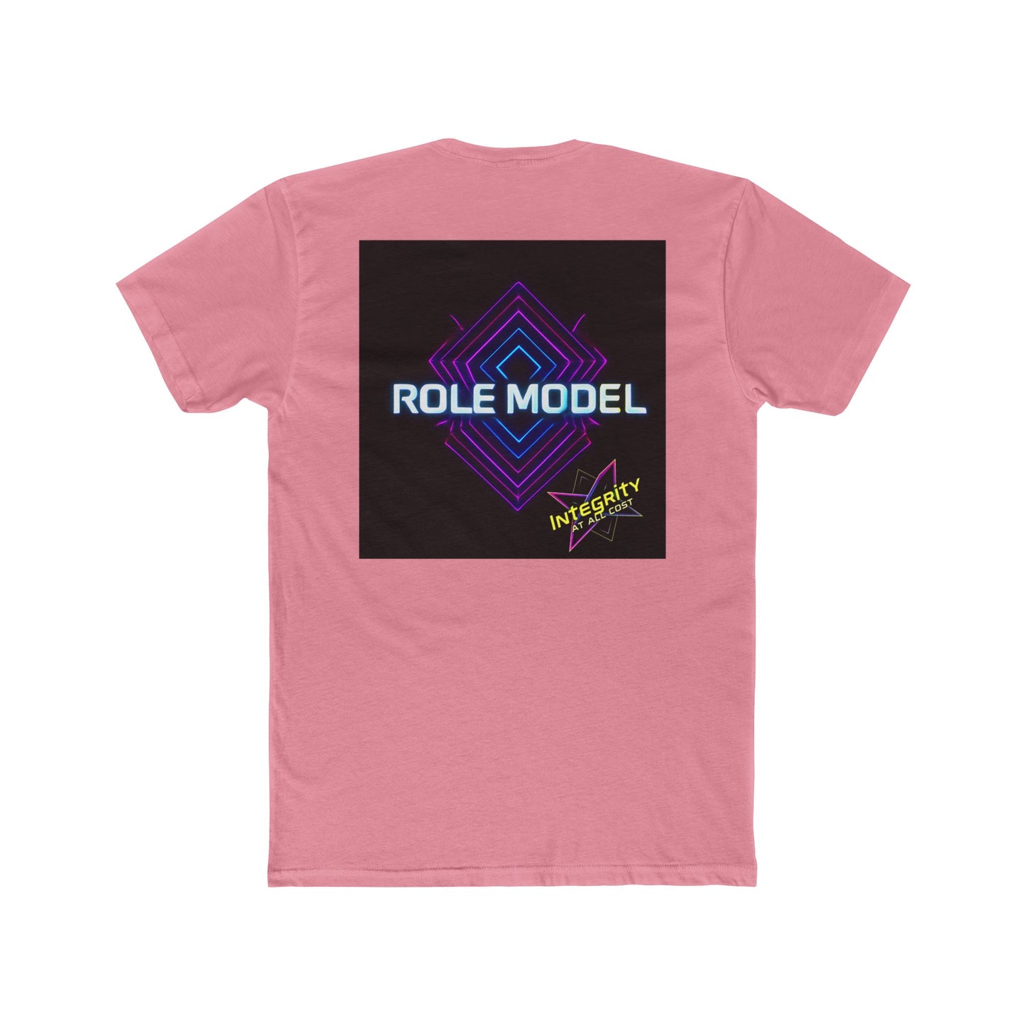 Unisex Cotton Crew Tee with Honor Respect and Role Model Design - Ideal for Gifts, Casual Wear, Appreciation Events, and Motivational Days