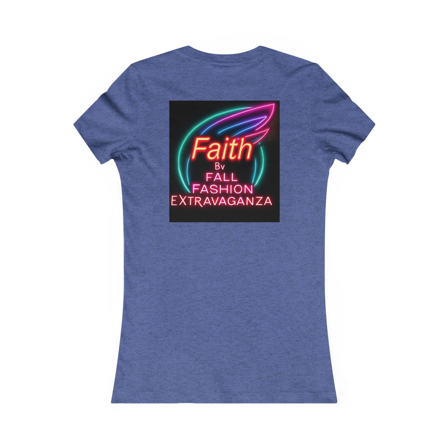 Faith Fall Fashion Extravaganza Women's Tee — Neon Balloon Graphic