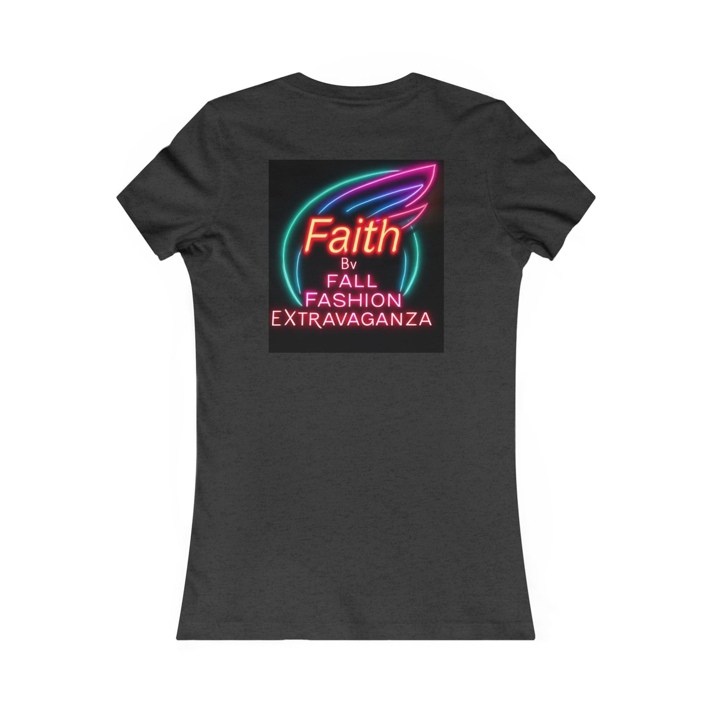 Faith Fall Fashion Extravaganza Women's Tee — Neon Balloon Graphic