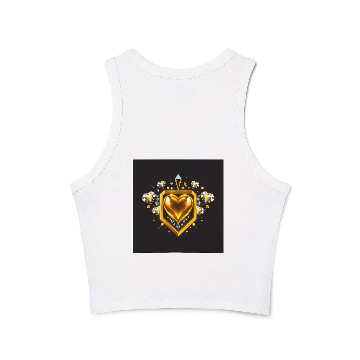Heart Shield Women's Micro Rib Racer Tank Top