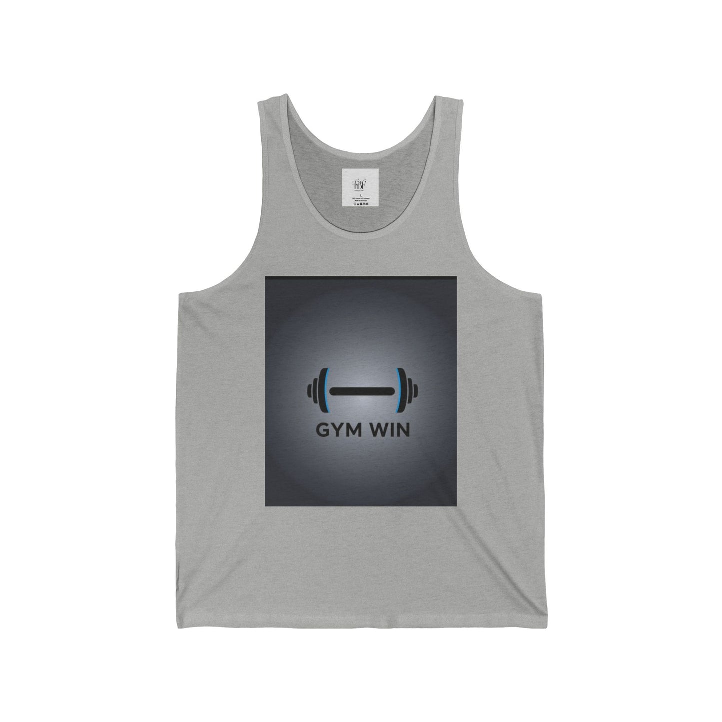 Unisex Jersey Tank - Gym Win & Faith By Fall Designs