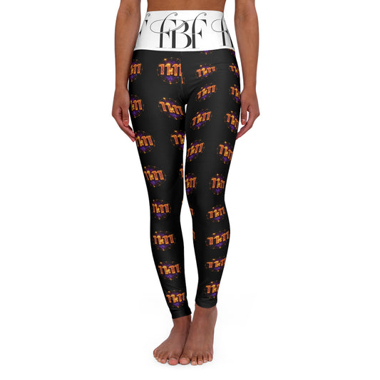 High Waisted Yoga Leggings with Bold Print, Fitness Wear, Active Leggings, Yoga Fashion, Stylish Workout Gear, Gift for Yogis, [...]