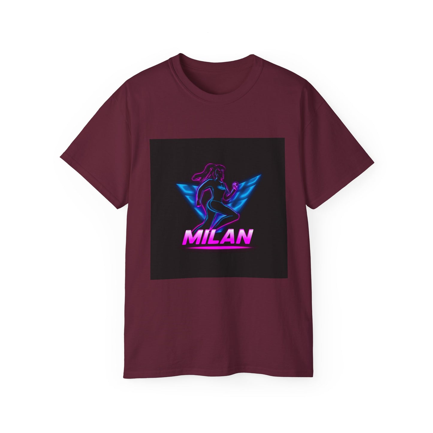 Milan Graphic Tee, Unisex Ultra Cotton T-Shirt, Retro Sportswear, Casual Streetwear, Birthday Gift, Unique Fashion Statement