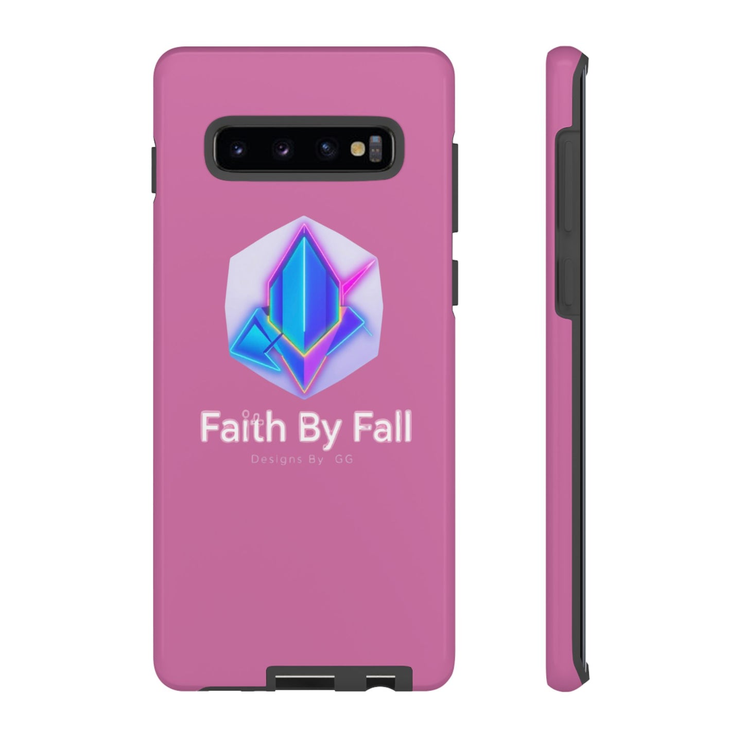 Vibrant Phone Case with Motivational Design - Faith By Fall, Colorful Phone Cover, Customizable Mobile Accessory, Unique Gift Idea, [...]