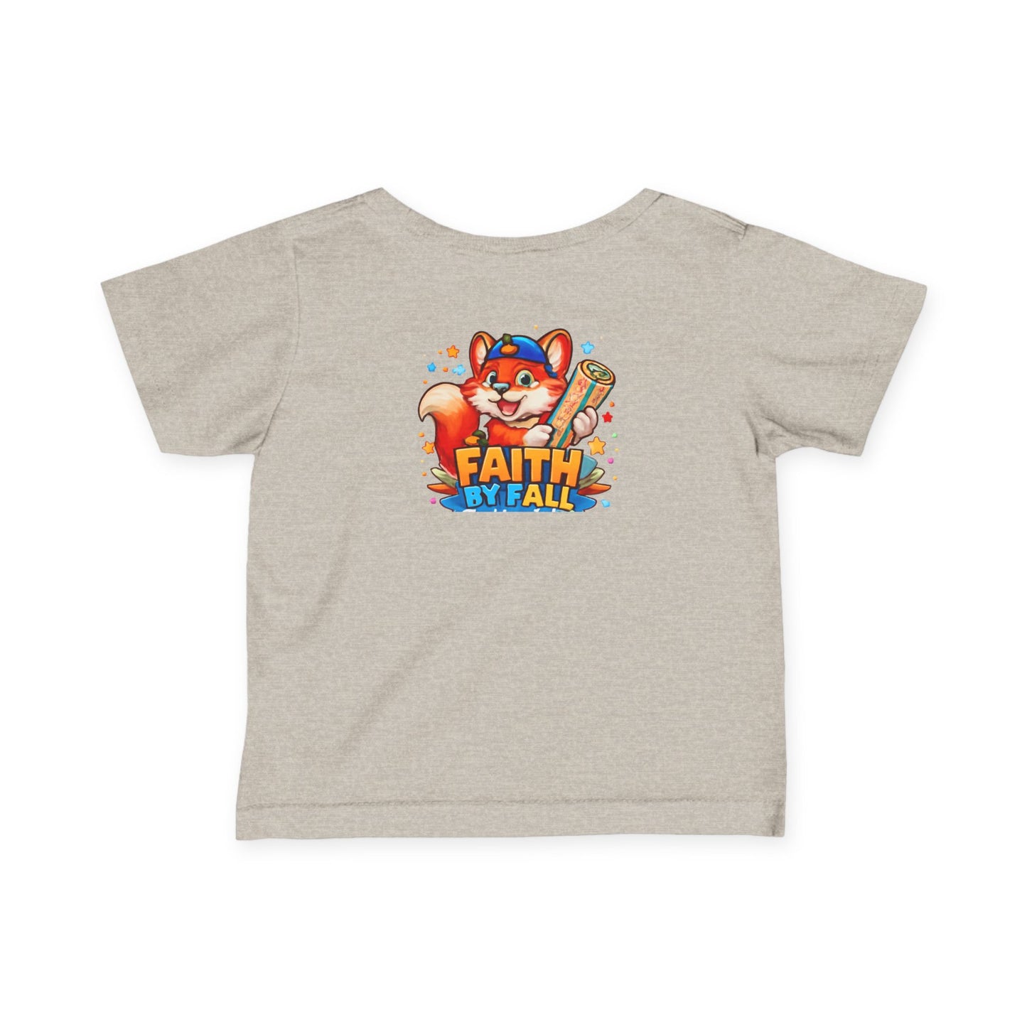 Infant Tee — Cute Fox "Faith Fox" Graphic Baby Shirt