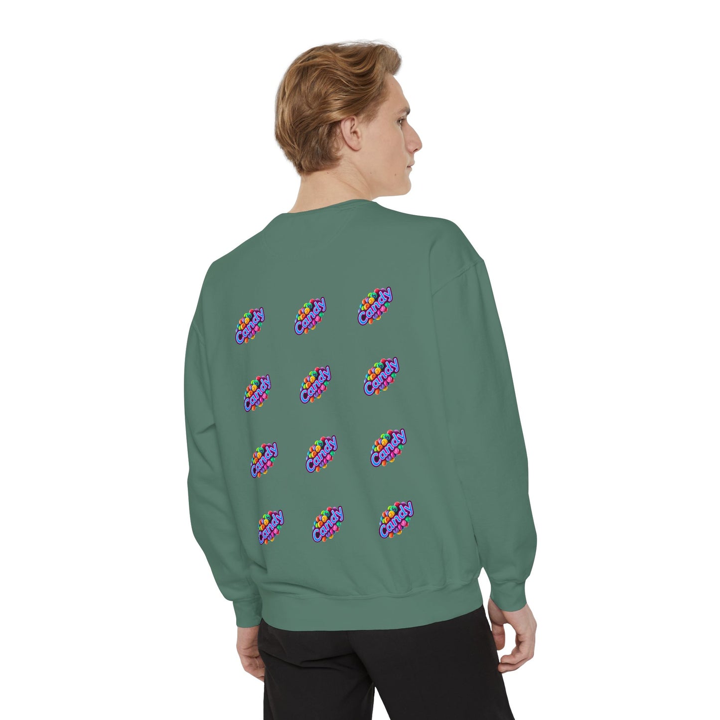 Candy-Themed Unisex Garment-Dyed Sweatshirt - Nostalgic Apparel for Sweet Lovers, Cozy Casual Wear, Gift for Candy Lovers, Colorful [...]