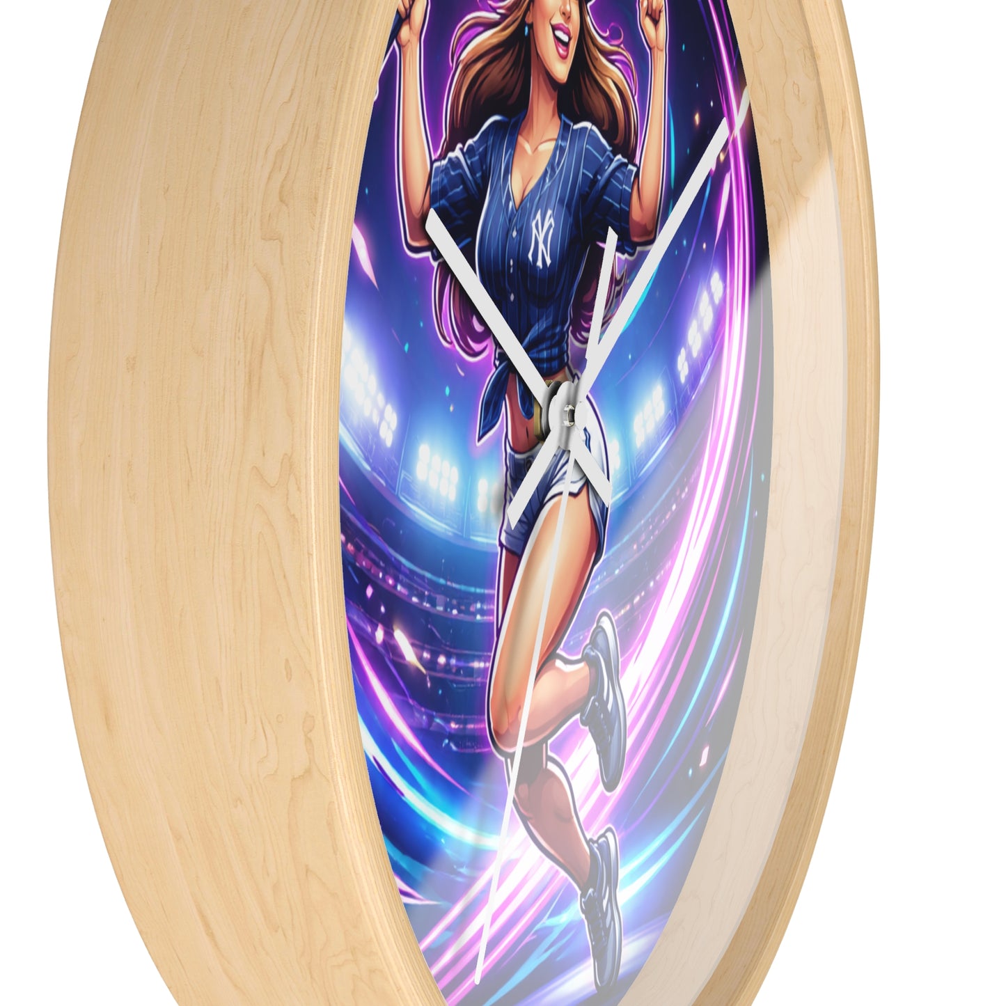 Yankee Gal Wall Clock