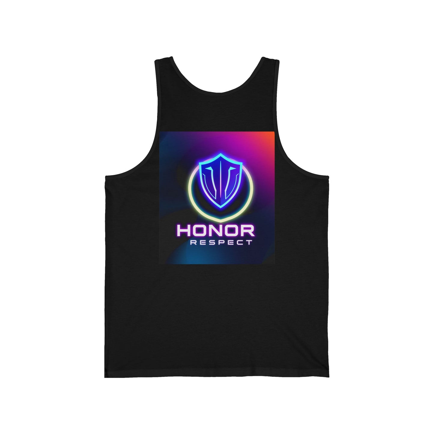 Neon Graphic Tank Top, Inspiring Workout Apparel, Unisex Jersey Tank, Perfect Summer Wear, Motivational Fitness Gift, Integrity Honor [...]