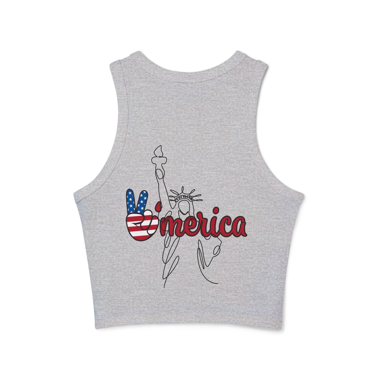 Women's Micro Rib Racer Tank Top