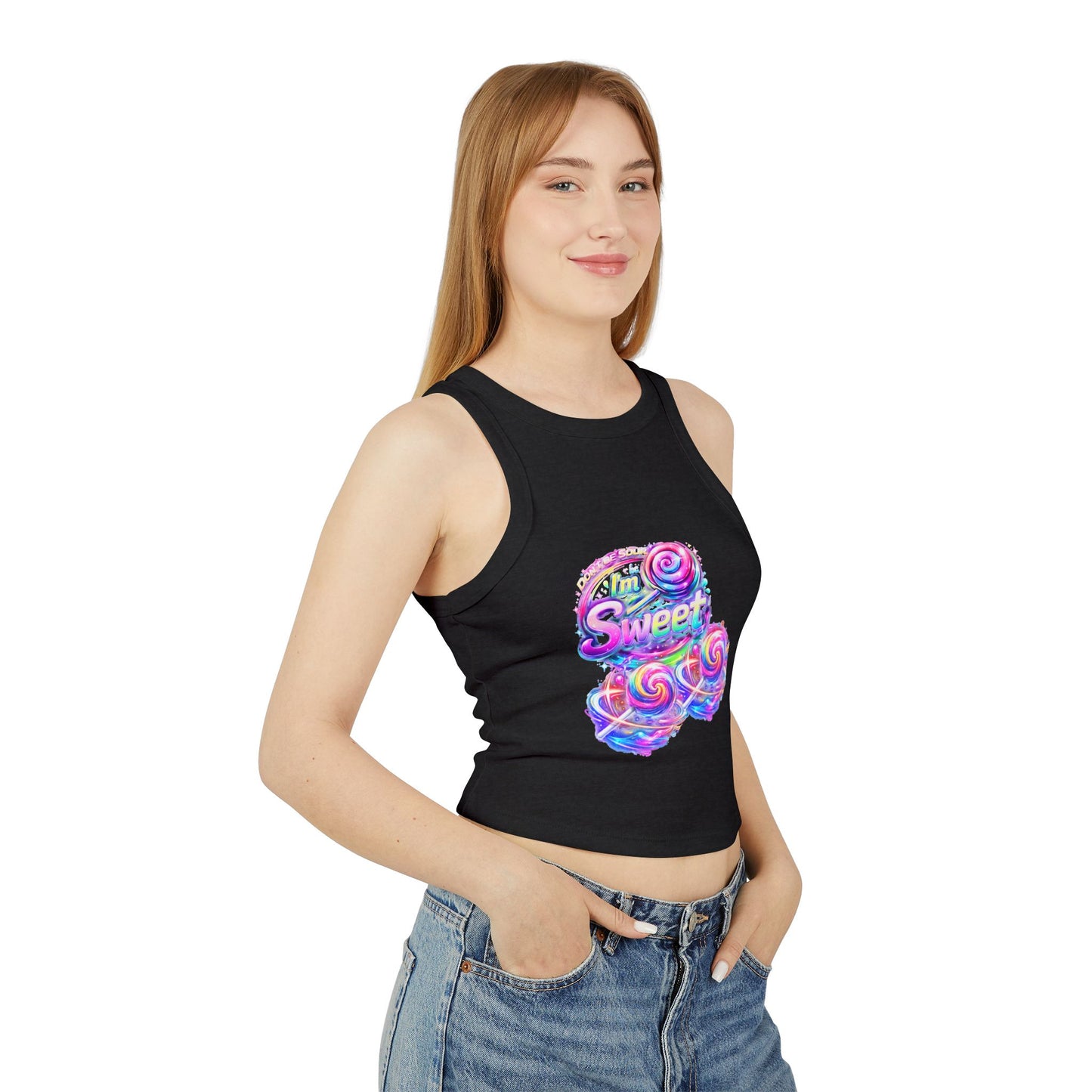 Women's Micro Rib Racer Tank Top