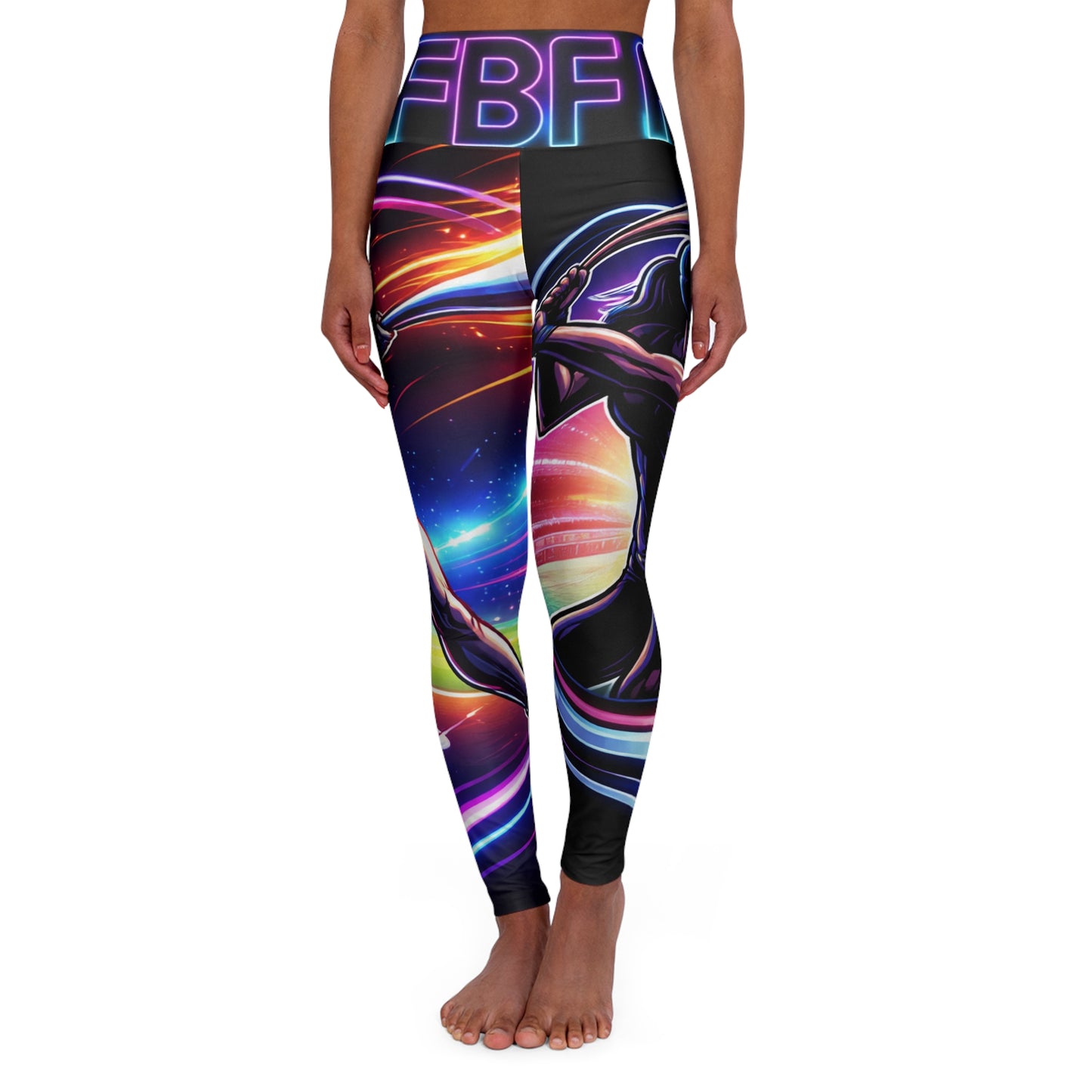 High Waisted Yoga Leggings (AOP)