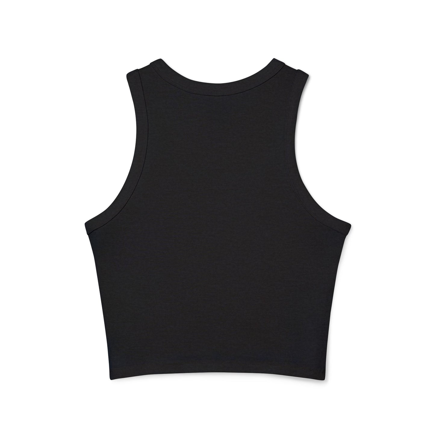 Cozy Women's Micro Rib Racer Tank Top with Bridge Design