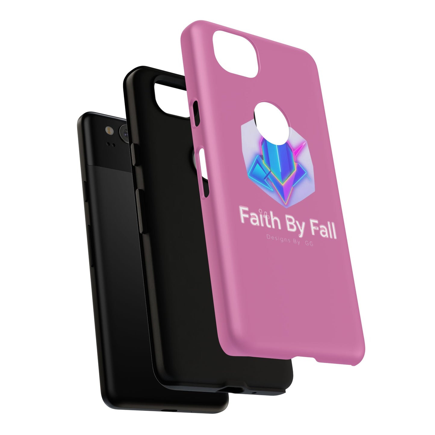 Vibrant Phone Case with Motivational Design - Faith By Fall, Colorful Phone Cover, Customizable Mobile Accessory, Unique Gift Idea, [...]
