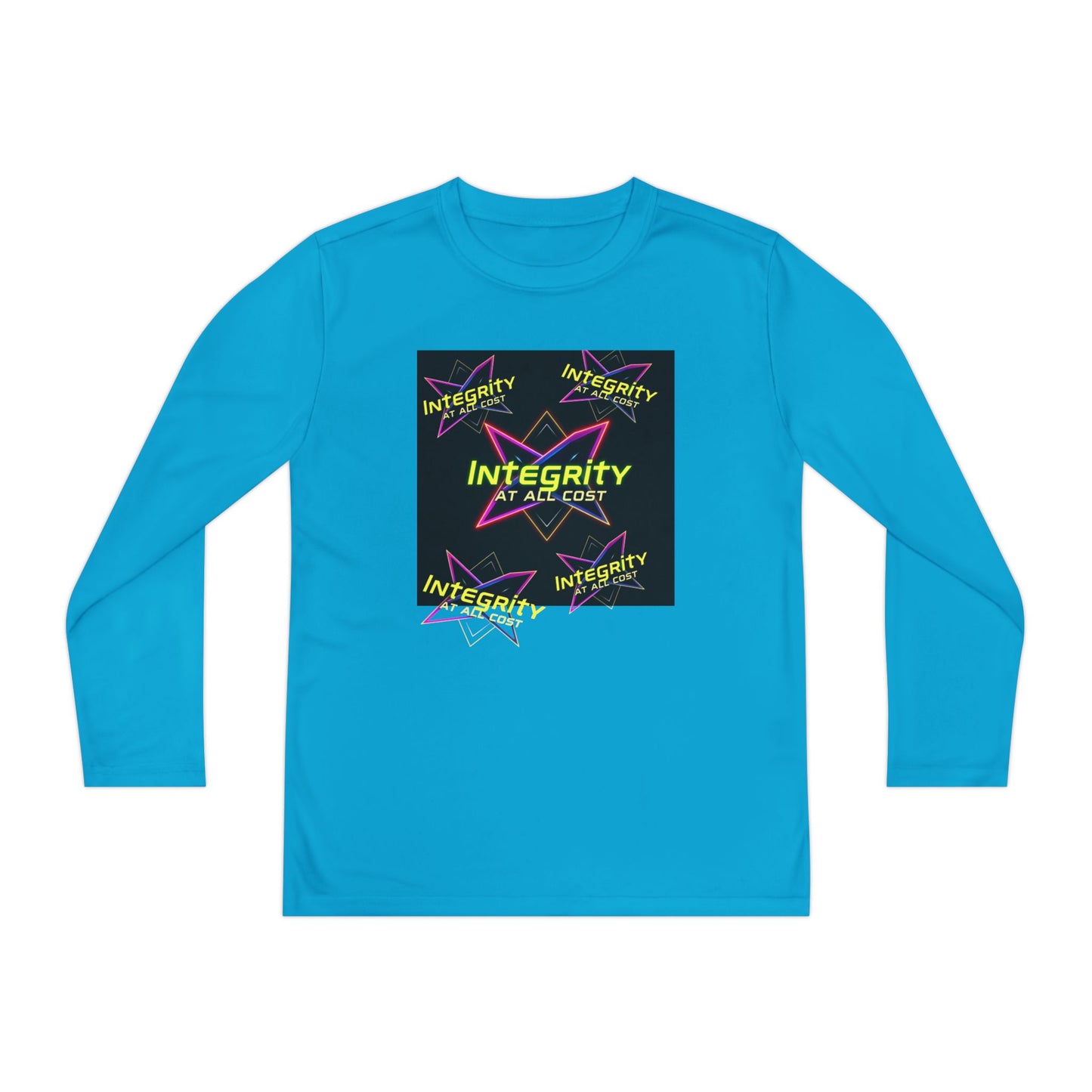 Integrity Youth Long Sleeve Tee, Cool Graphic Shirt, Motivational Apparel, Perfect for Sports, Birthday Gift