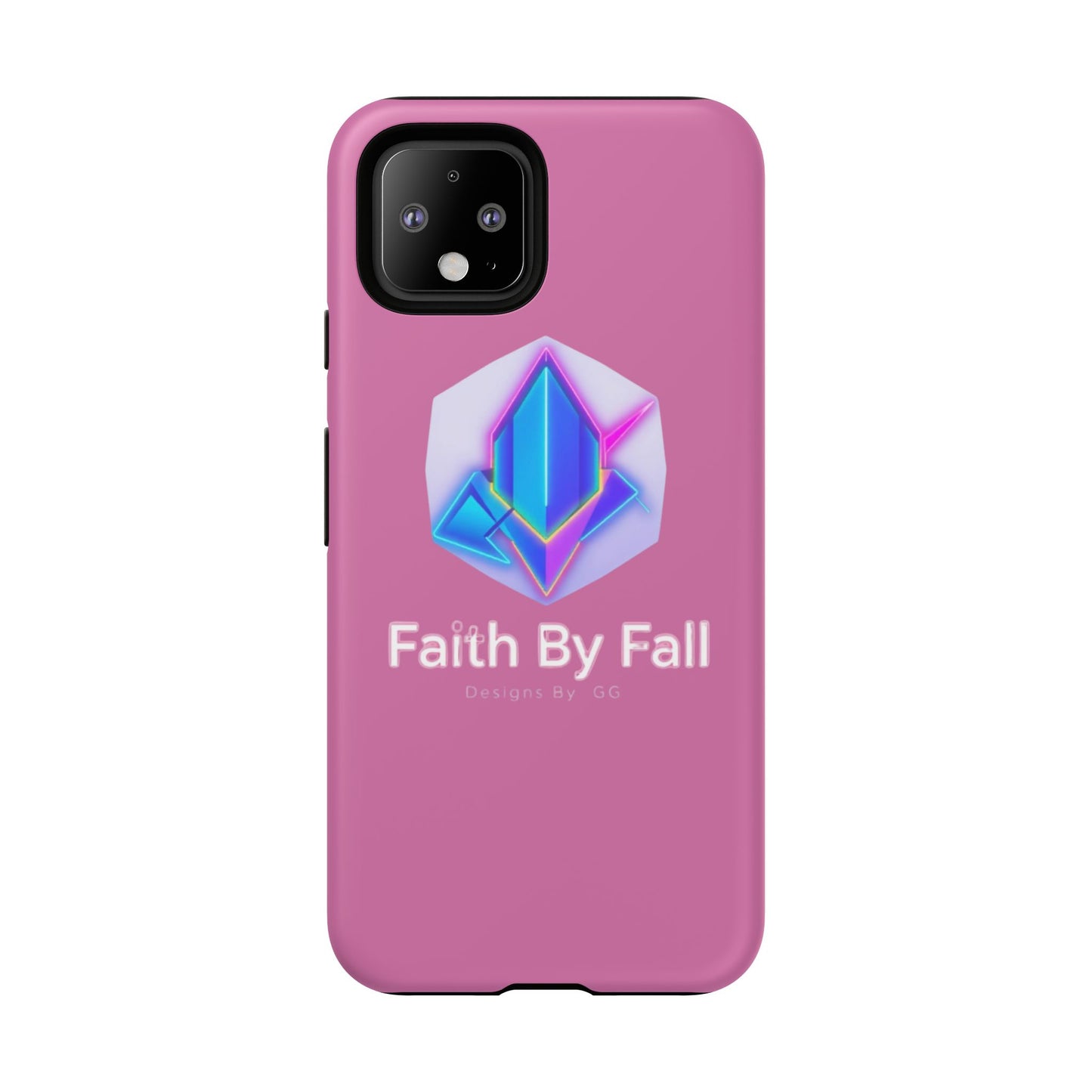Vibrant Phone Case with Motivational Design - Faith By Fall, Colorful Phone Cover, Customizable Mobile Accessory, Unique Gift Idea, [...]