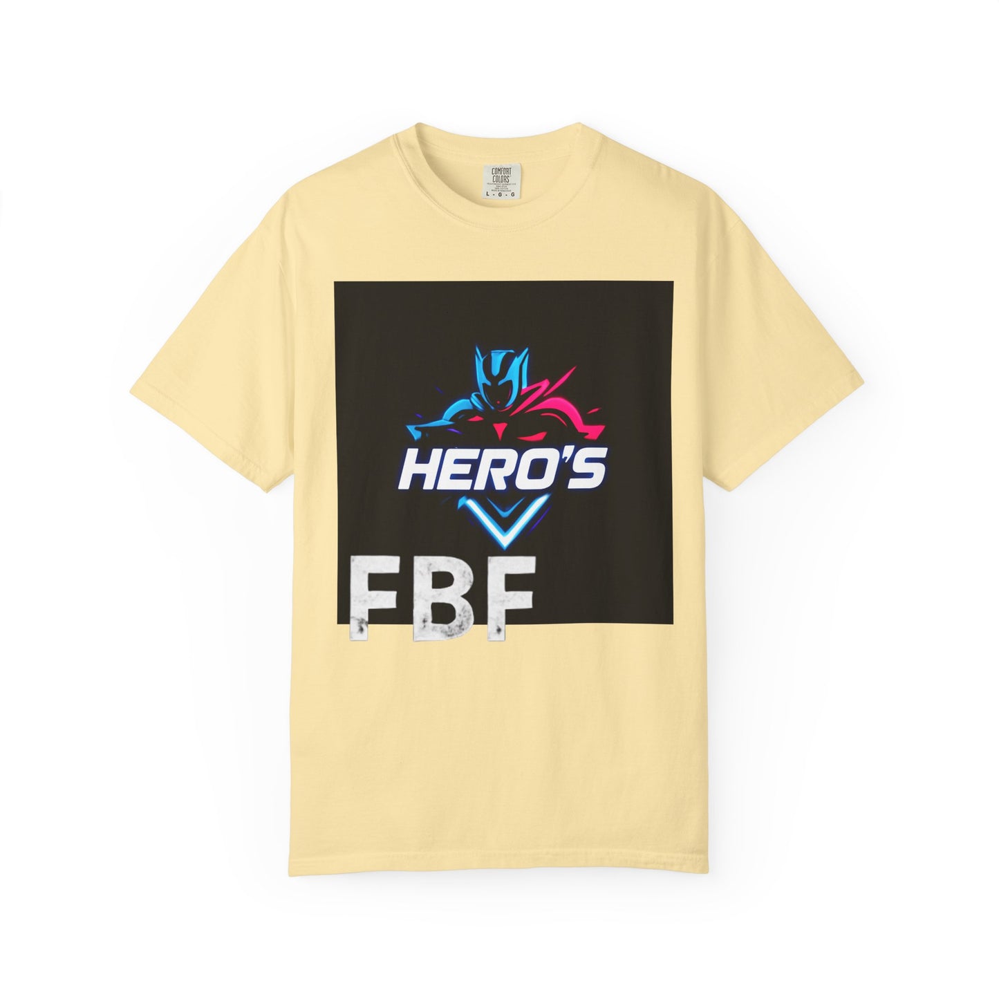 Hero's Unisex Garment-Dyed T-shirt, Casual Tee, Perfect for Gifting, Comic Fans, Hero Celebrations, Graphic Tee, Everyday Wear