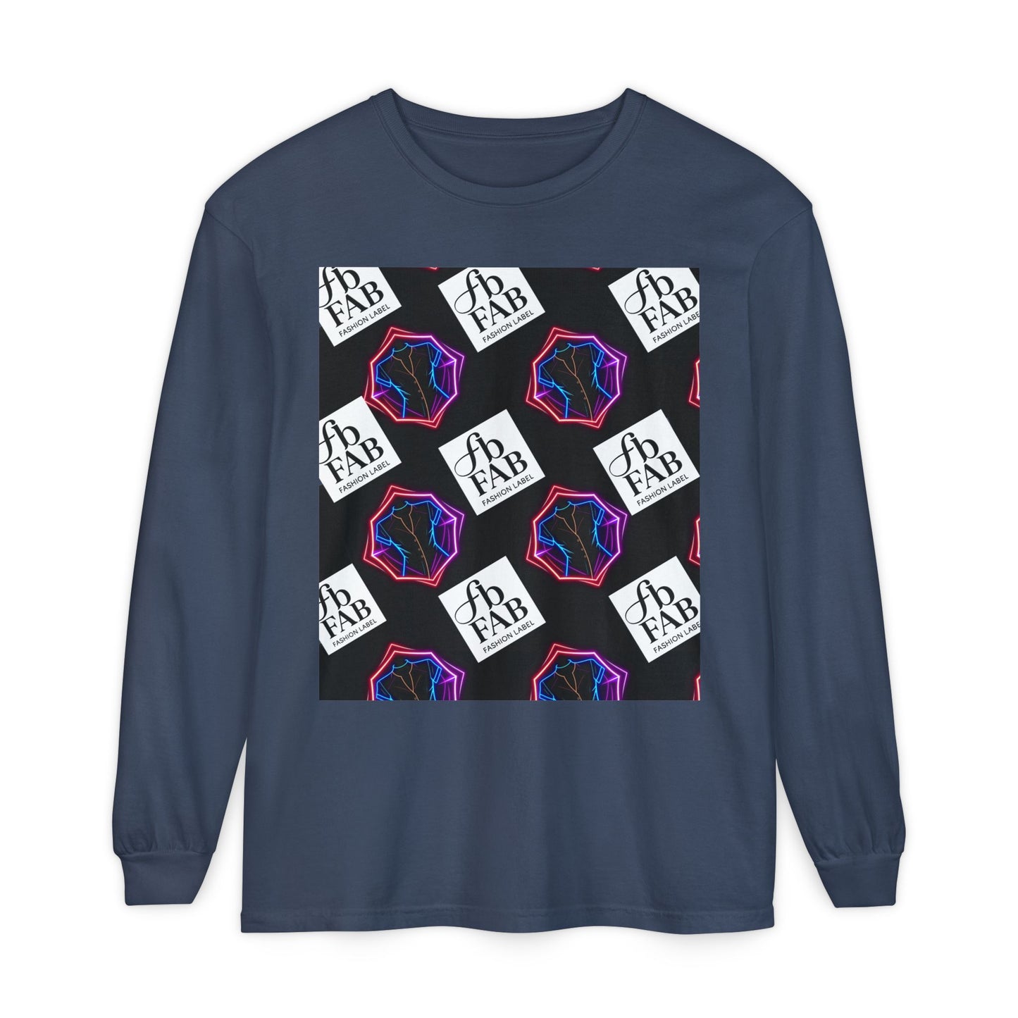 Unisex Garment-dyed Long Sleeve T-Shirt