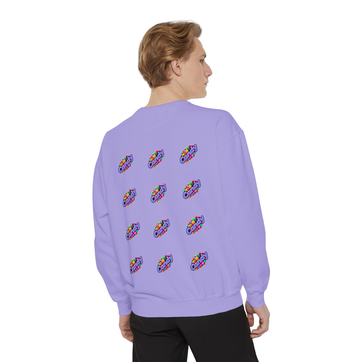 Candy-Themed Unisex Garment-Dyed Sweatshirt - Nostalgic Apparel for Sweet Lovers, Cozy Casual Wear, Gift for Candy Lovers, Colorful [...]