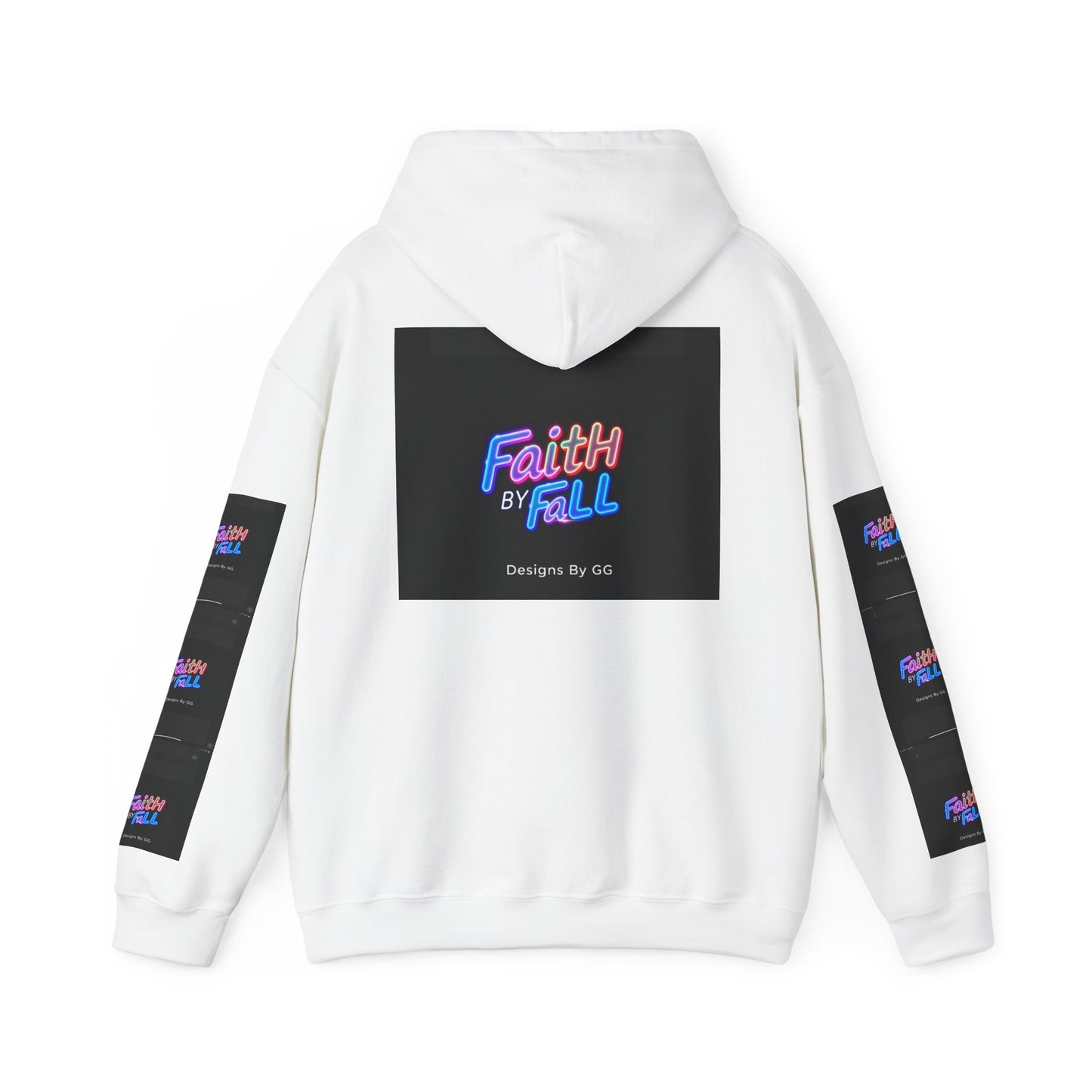 Faith by All Hooded Sweatshirt | Unisex Heavy Blend | Inspirational Apparel