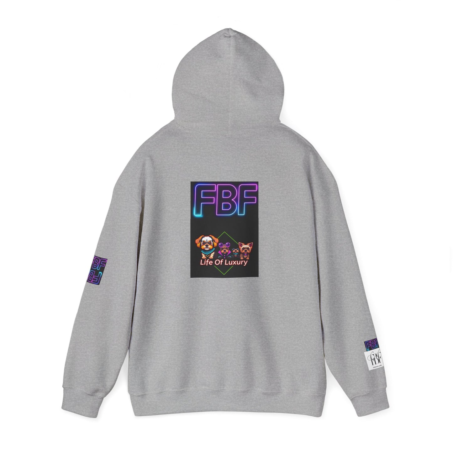 Luxury Life Unisex Hoodie - Cozy Sweatshirt for Pet Lovers, Gift for Birthdays, Everyday Wear, Chill Vibes, FBF Collection