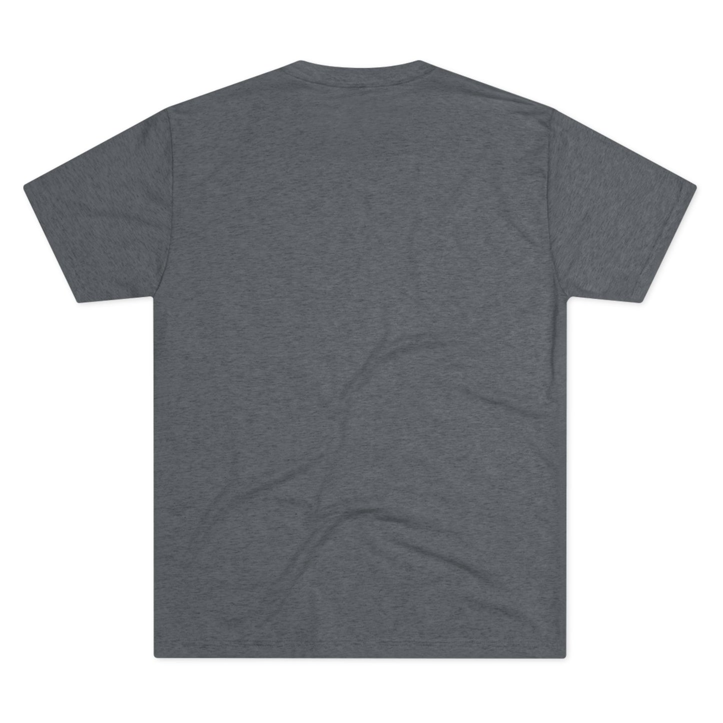 Fitness Motivation Tri-Blend Crew Tee - Vibrant Push-Up Design