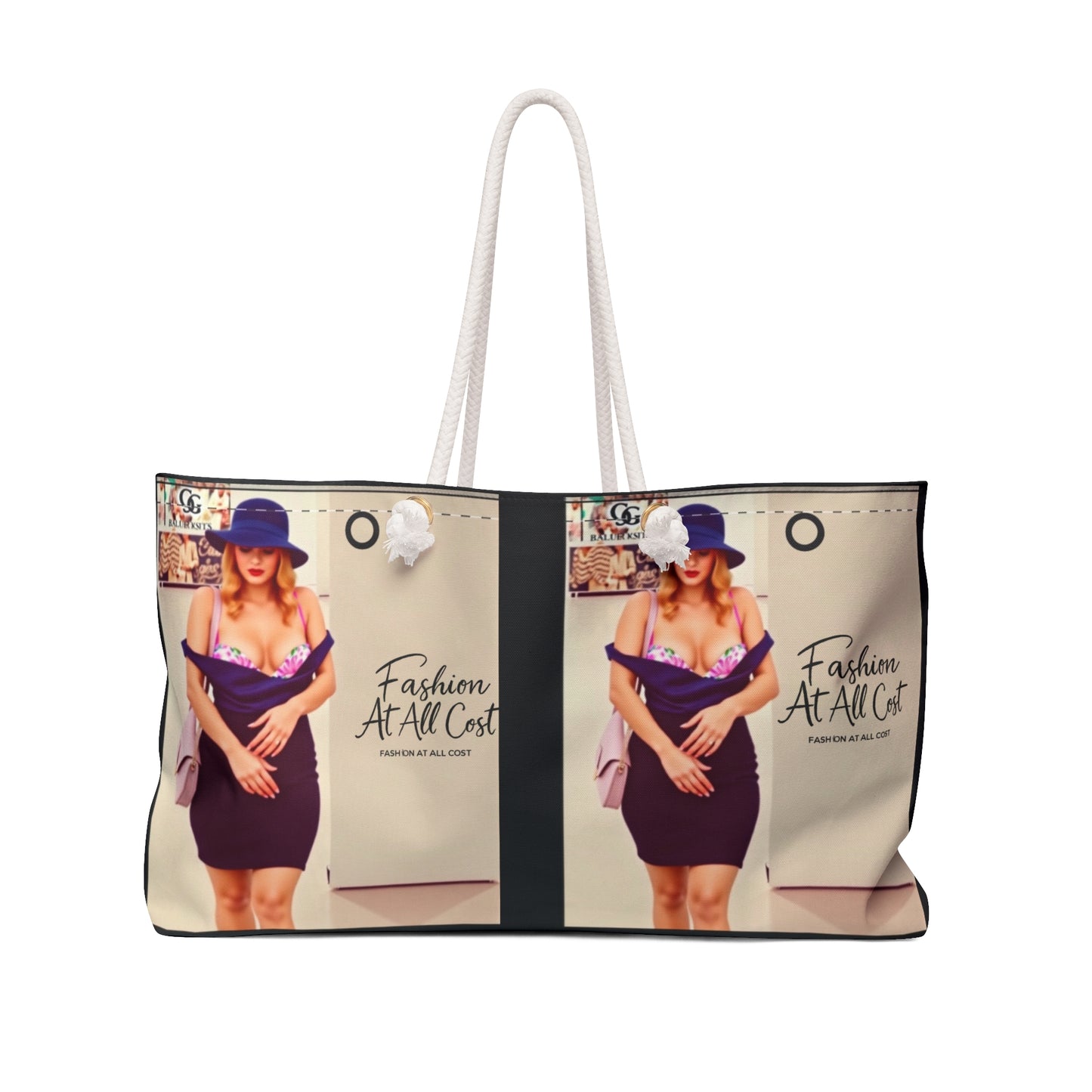 Chic Weekender Bag with Stylish Print - Perfect for Travel & Everyday Use