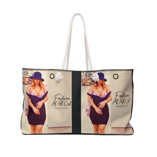 Chic Weekender Bag with Stylish Print - Perfect for Travel & Everyday Use