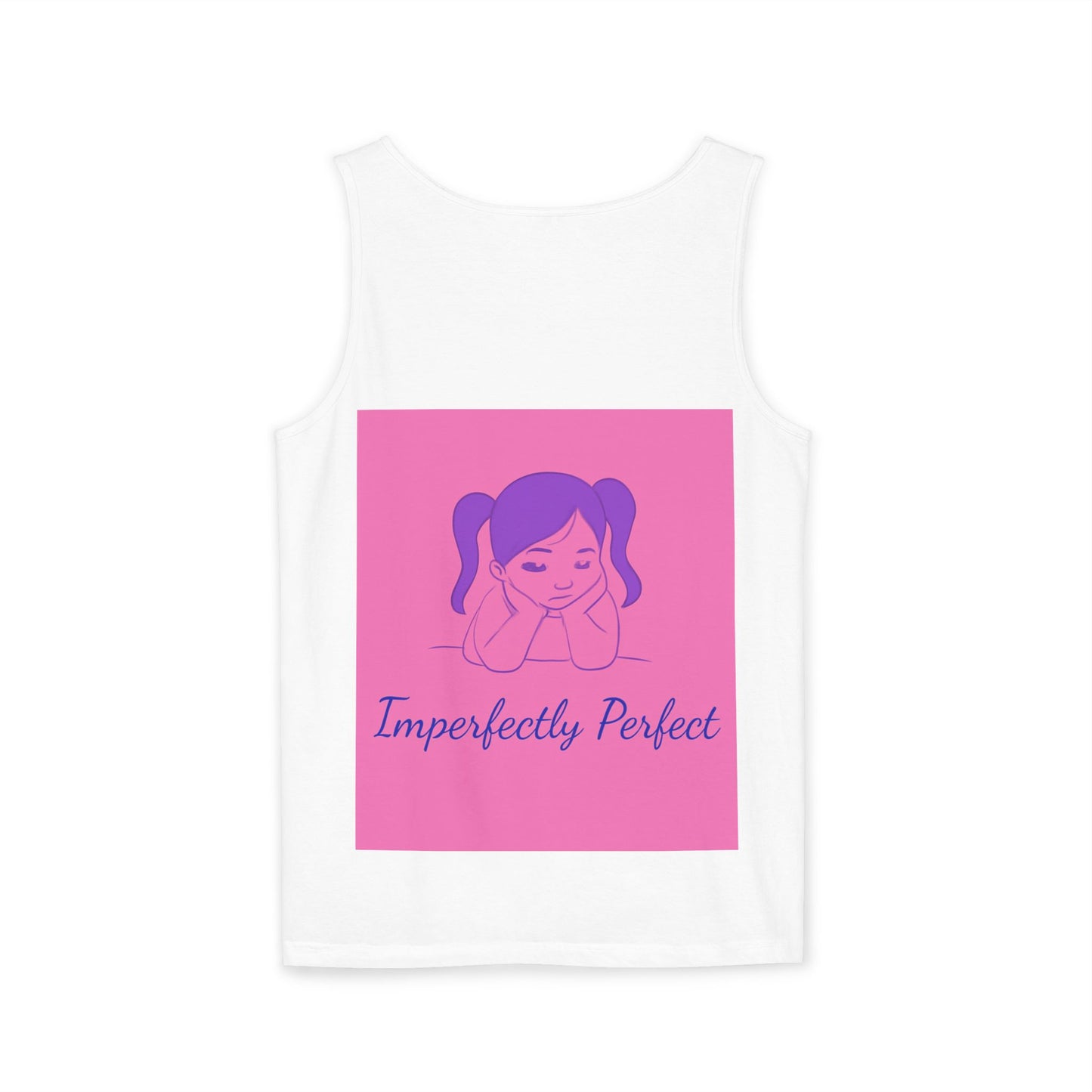 Unisex Graphic Tank Top, Cute Casual Summer Wear, Perfect for Gifts, Self-Love Celebration, Festive & Fun, Daily Comfort