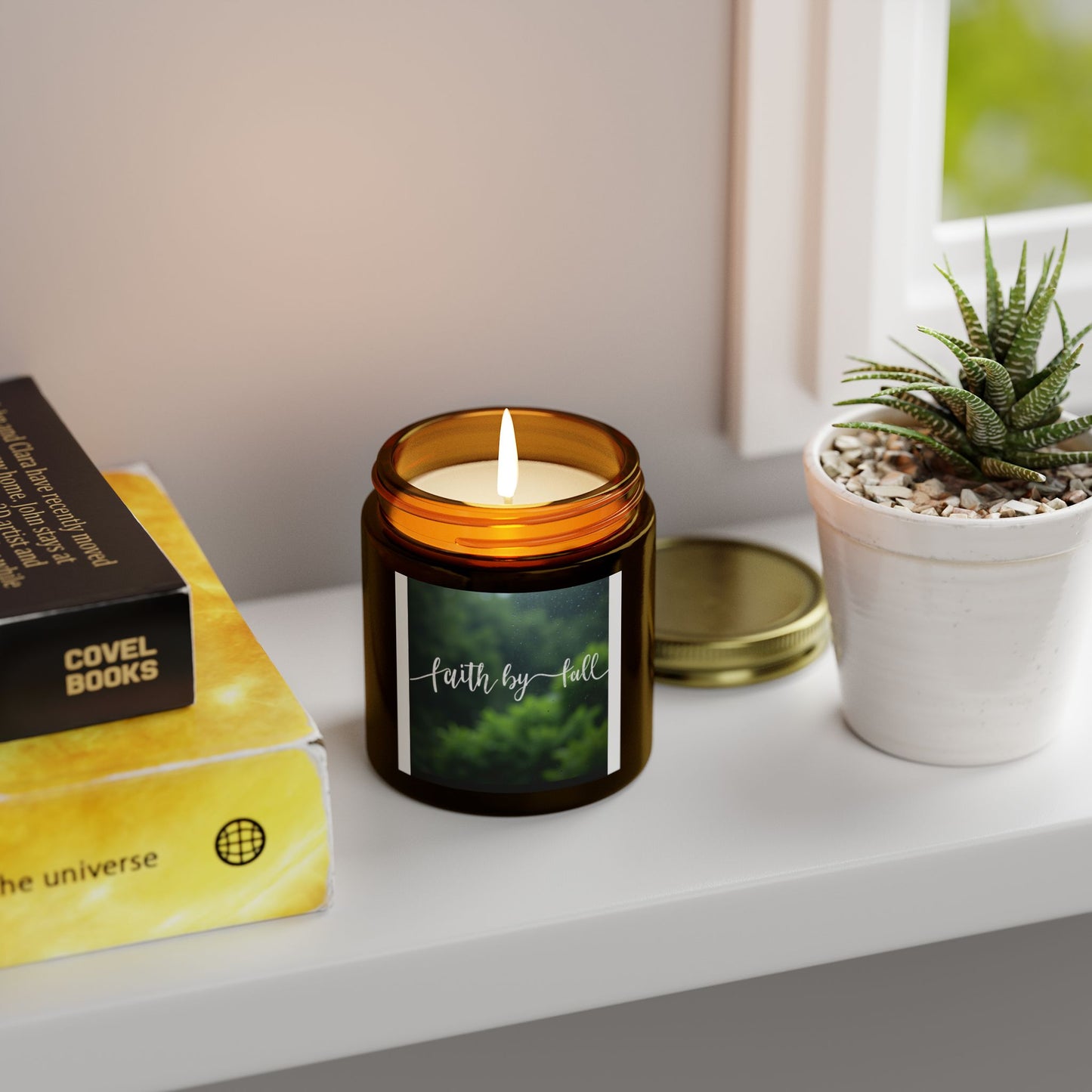 Faith by Fall Scented Candles | Cozy Home Decor, Aromatherapy Gifts, Seasonal Relaxation, Eco-Friendly Candle