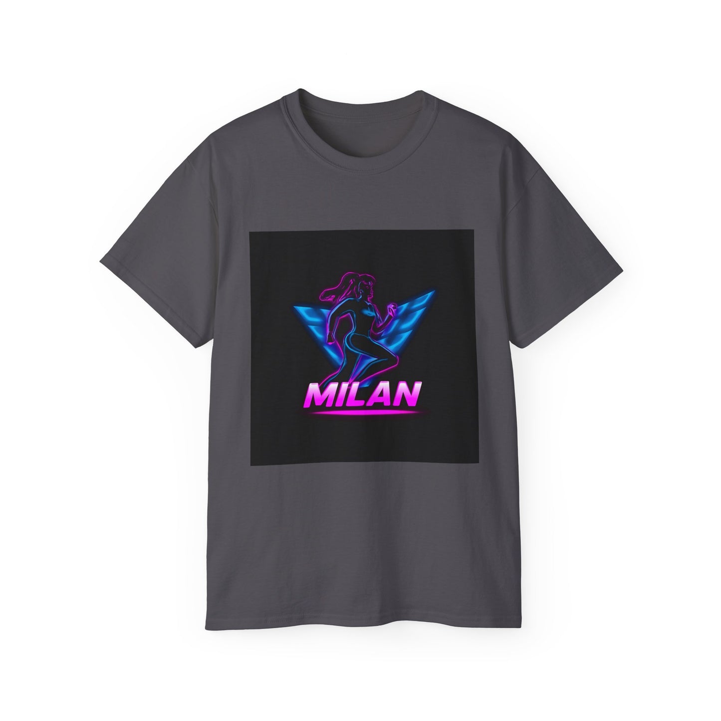 Milan Graphic Tee, Unisex Ultra Cotton T-Shirt, Retro Sportswear, Casual Streetwear, Birthday Gift, Unique Fashion Statement