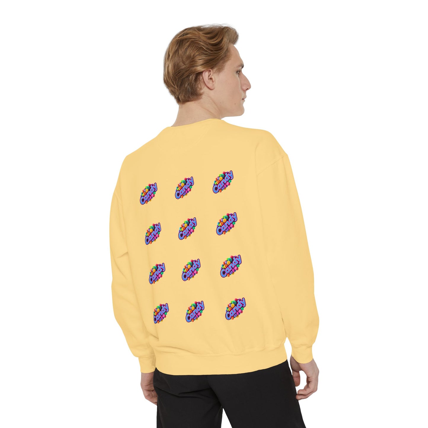 Candy-Themed Unisex Garment-Dyed Sweatshirt - Nostalgic Apparel for Sweet Lovers, Cozy Casual Wear, Gift for Candy Lovers, Colorful [...]