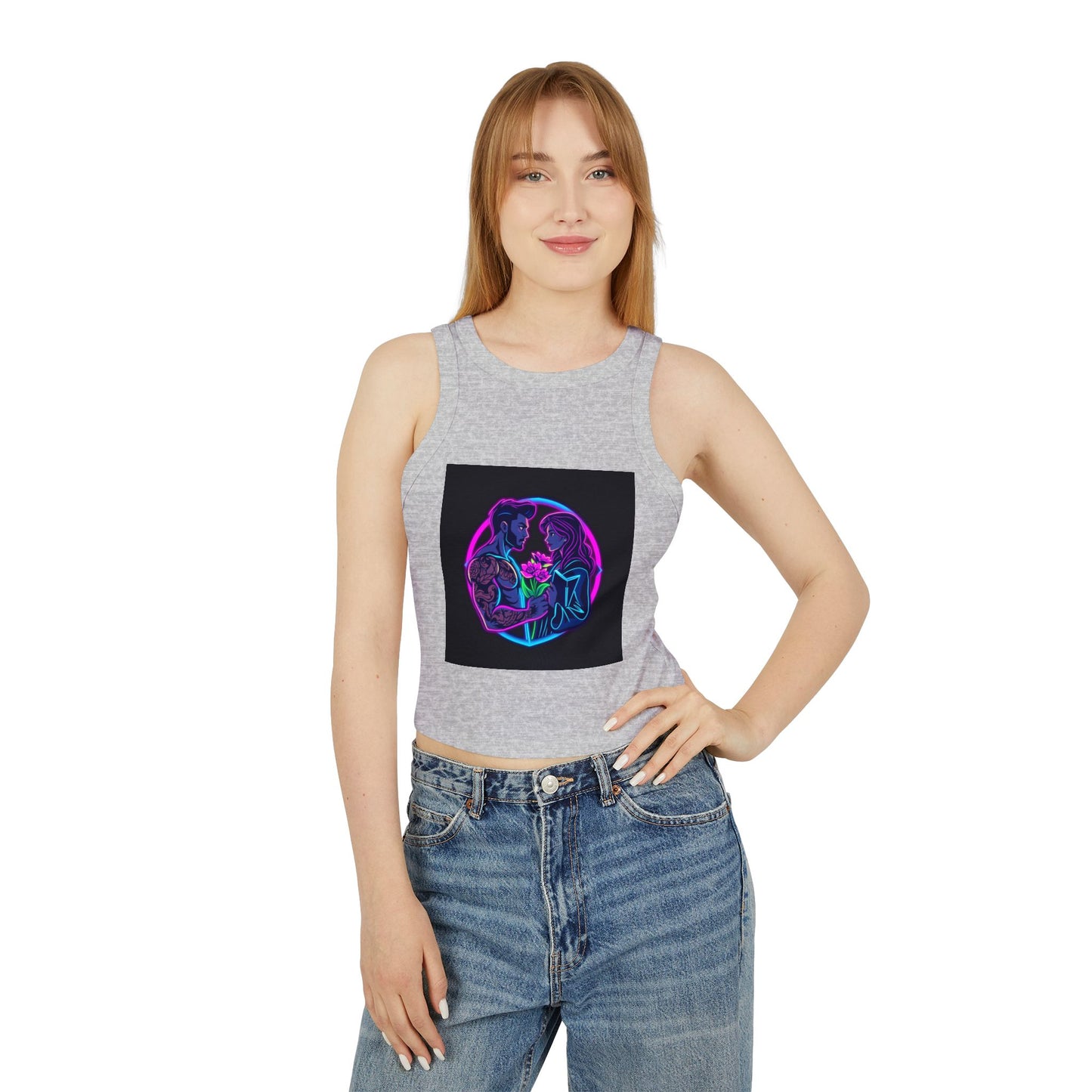 Women's Micro Rib Racer Tank Top