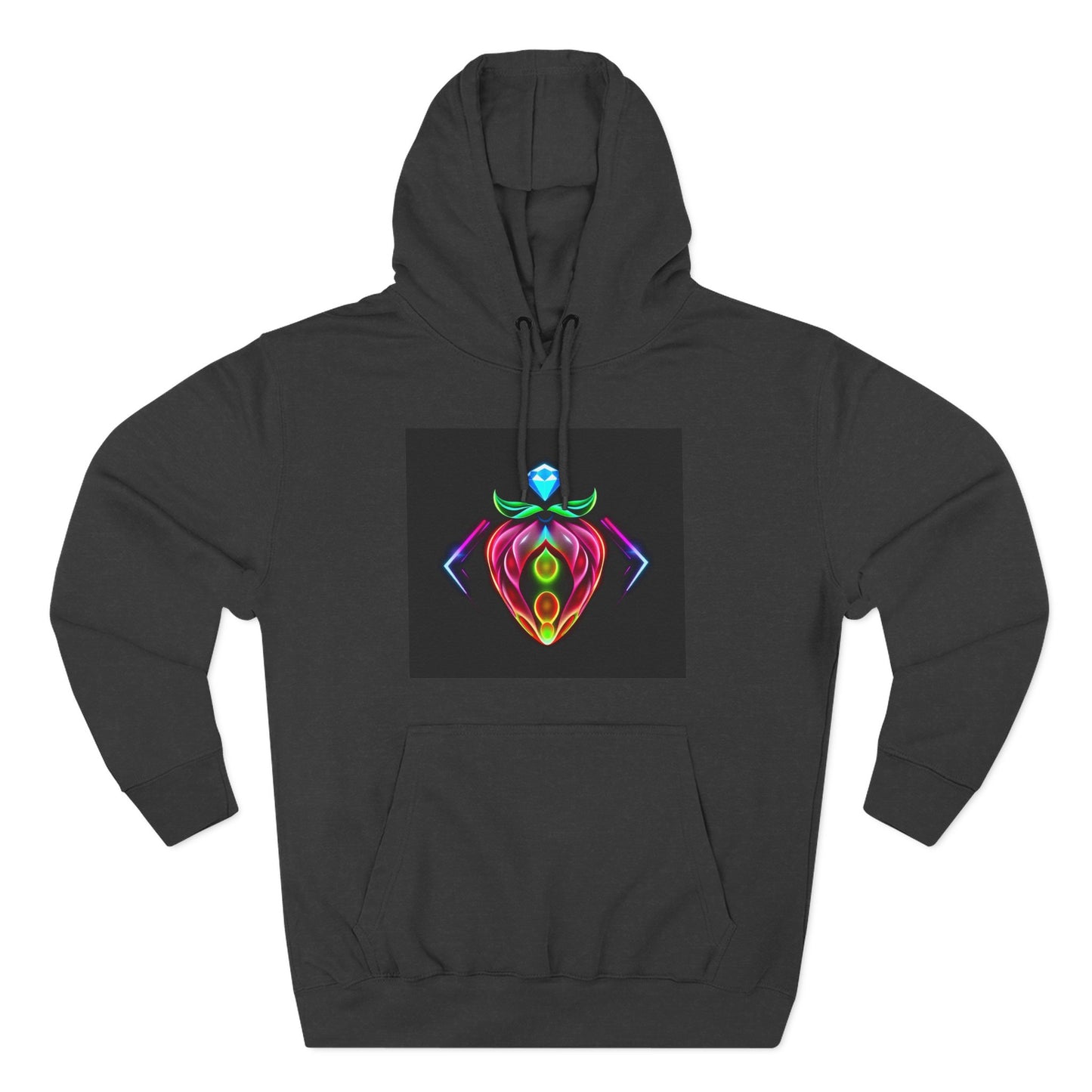 Vibrant Art Hoodie, Colorful Fleece Hoodie, Unique Sweatshirt, Artistic Gift, Cozy Layer for Every Occasion