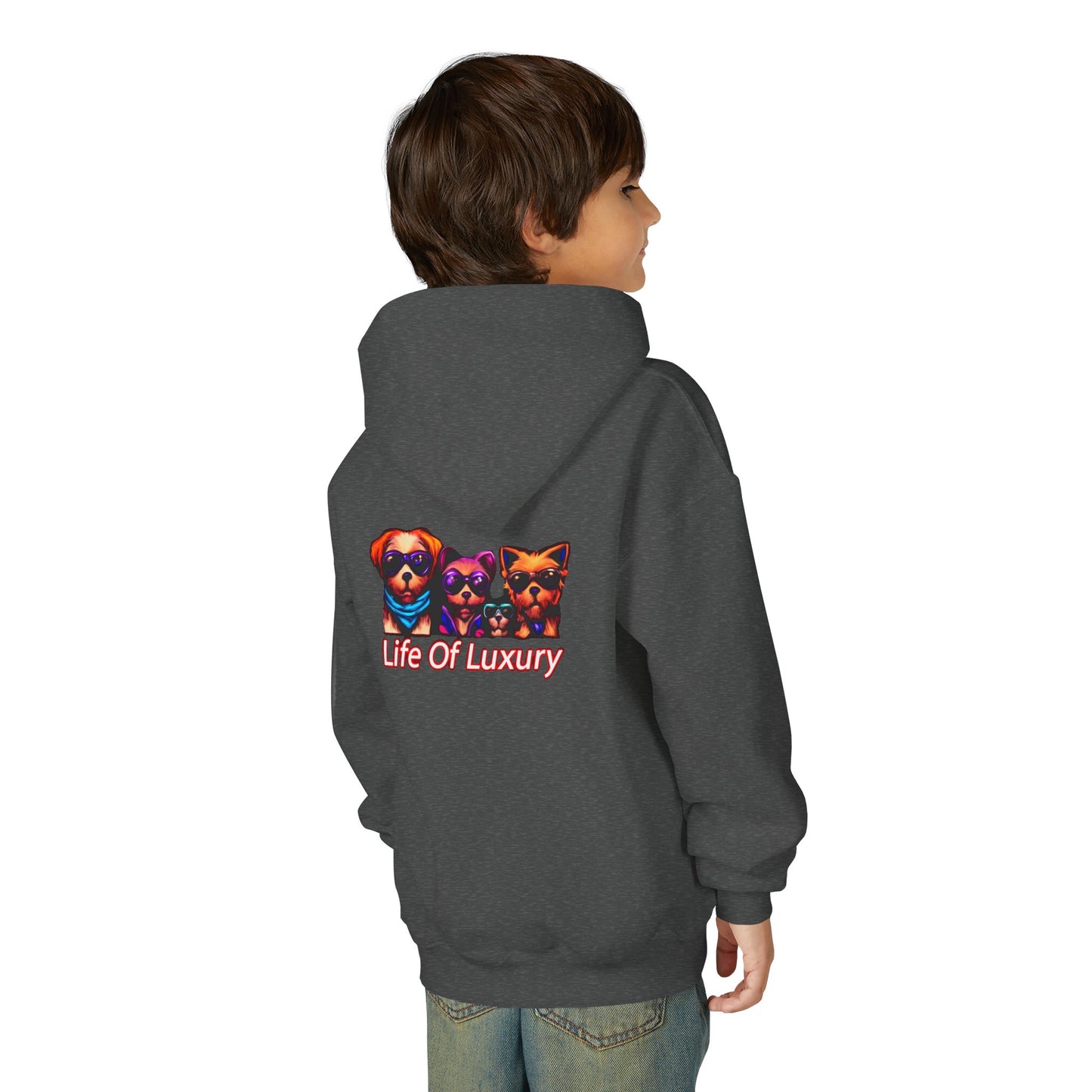 Youth Heavy Blend Hooded Sweatshirt
