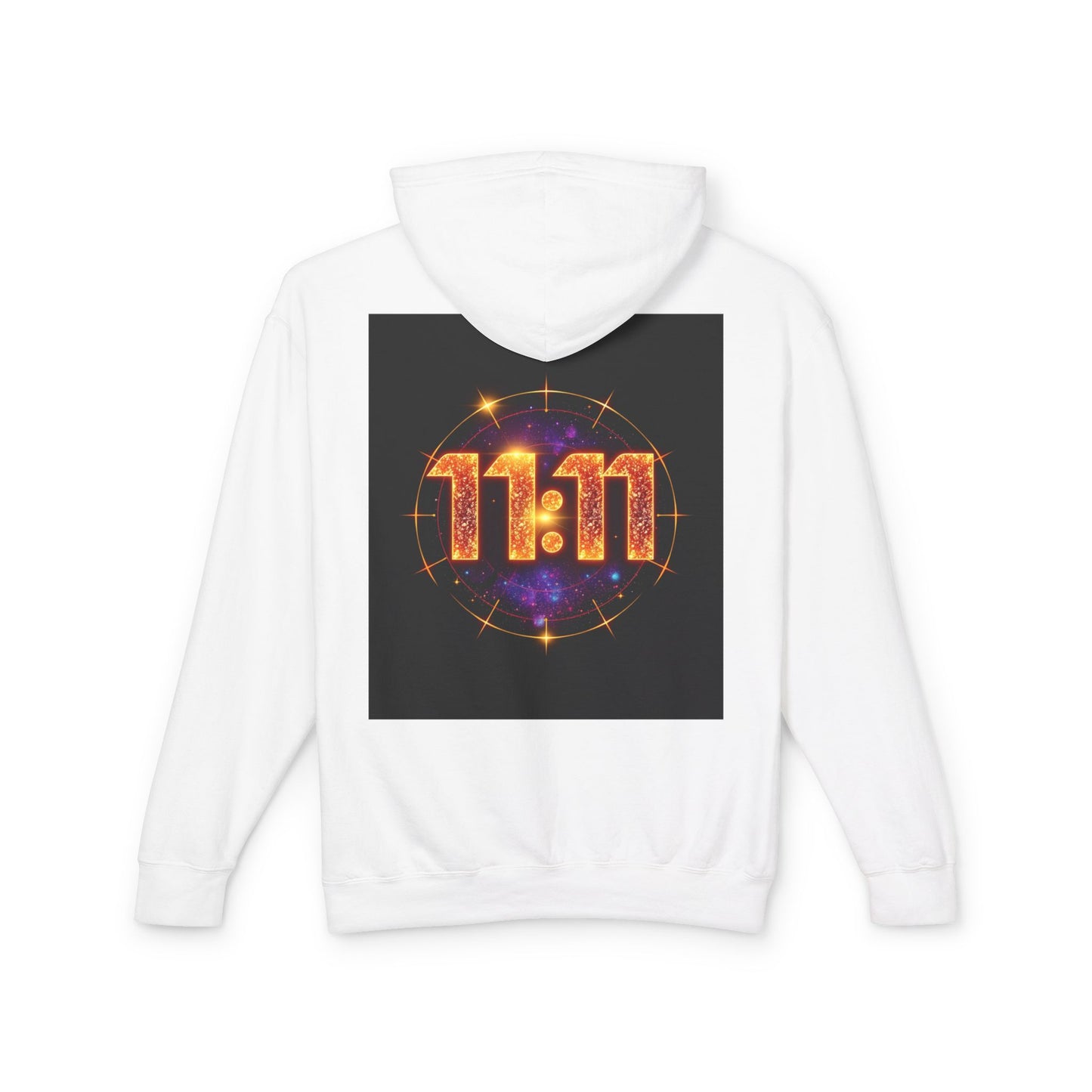Glow-in-the-Dark Unisex Hoodie - Perfect for Magical Moments, Meditation, Gift for Dreamers, 11:11 Celebration, Trendy Fall Fashion