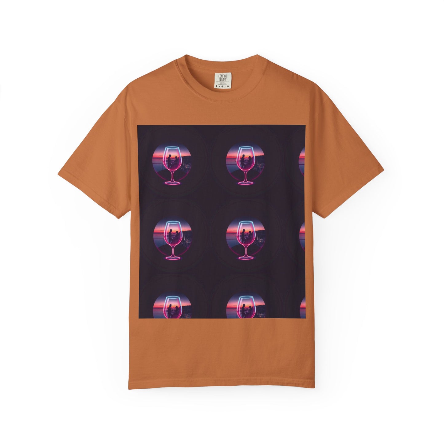 Retro Sunset Glasses T-Shirt, Unisex Garment-Dyed Tee for Casual Wear, Vintage Aesthetic Shirt, Gift for Friends, Summer Vibes Tee, [...]
