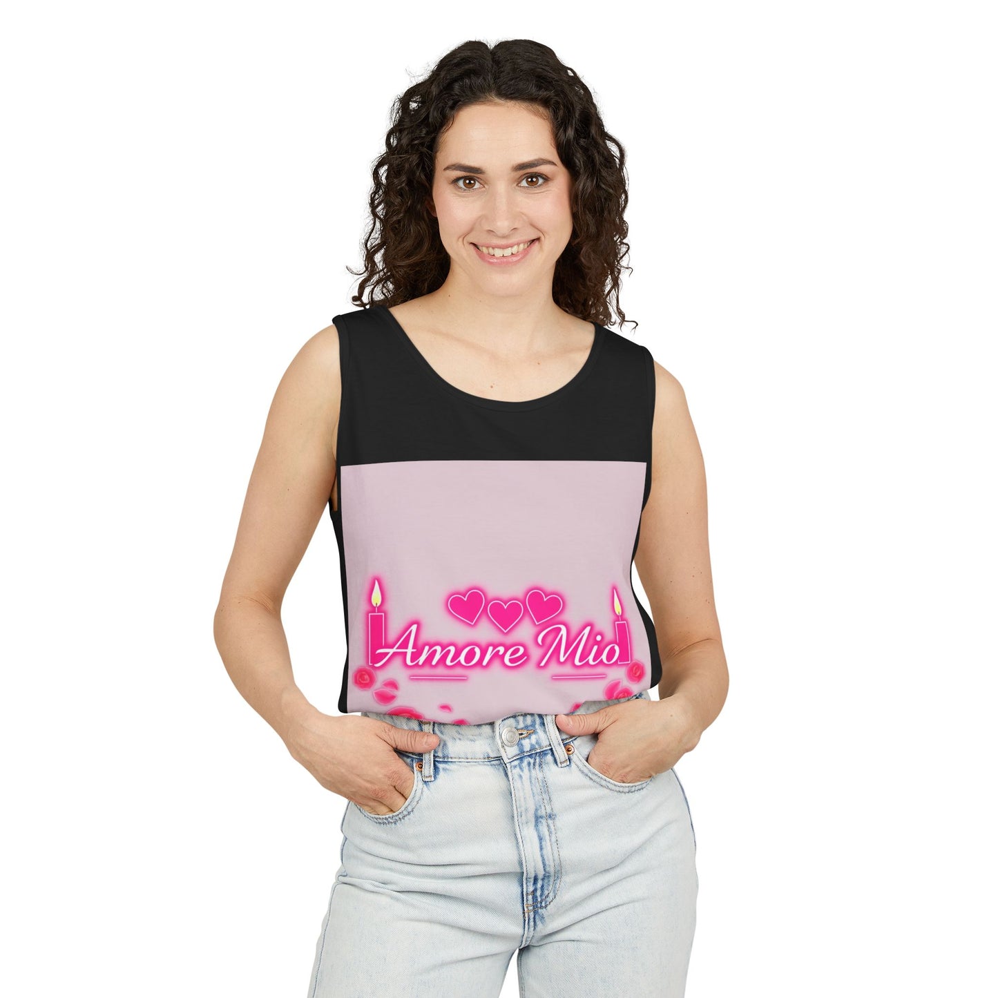 Unisex Graphic Tank Top, Cute Casual Summer Wear, Perfect for Gifts, Self-Love Celebration, Festive & Fun, Daily Comfort