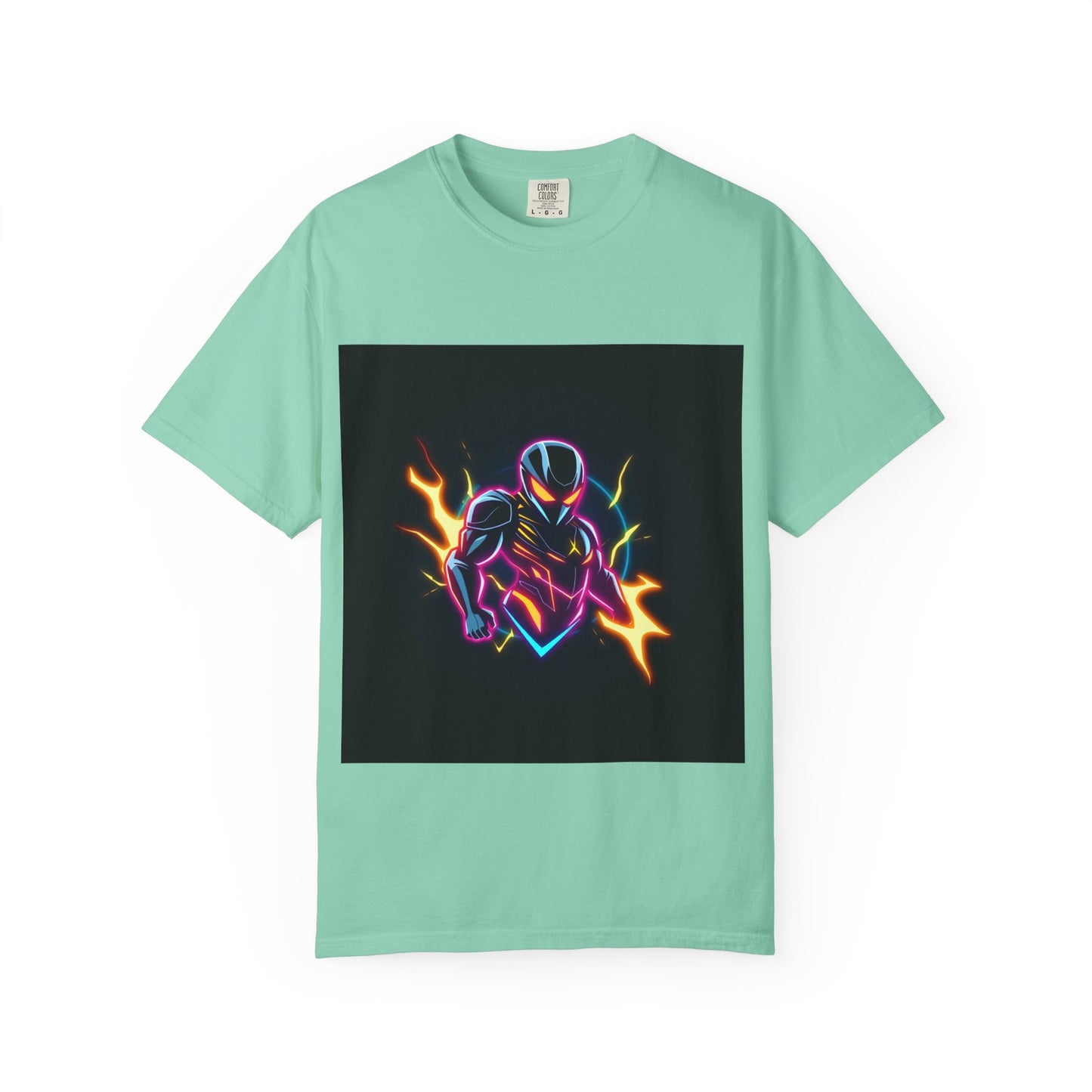 Vibrant Unisex Graphic T-Shirt, Cosmic Dreams Tee, Retro Neon Shirt, Stylish Casual Wear, Gift for Gamers & Dreamers