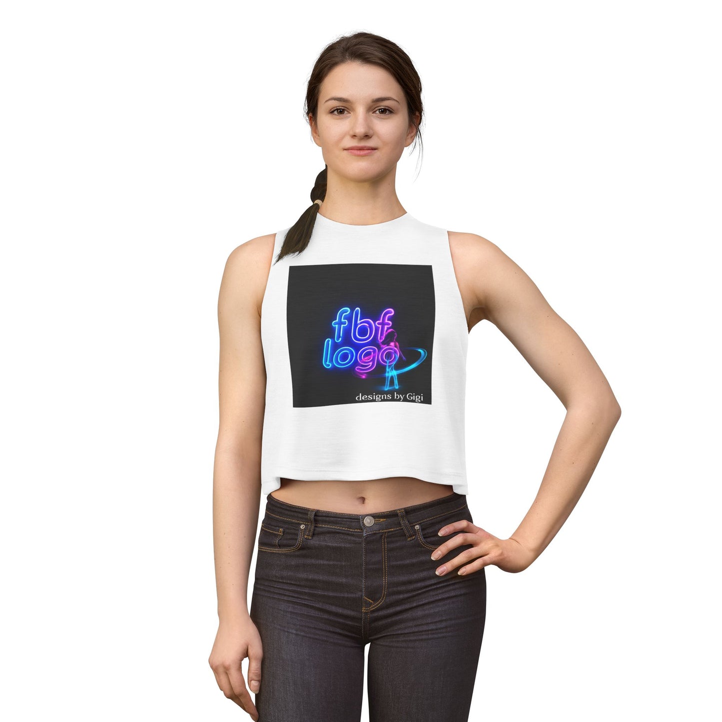 Fbf logo designs by Gigi Women's Crop Top