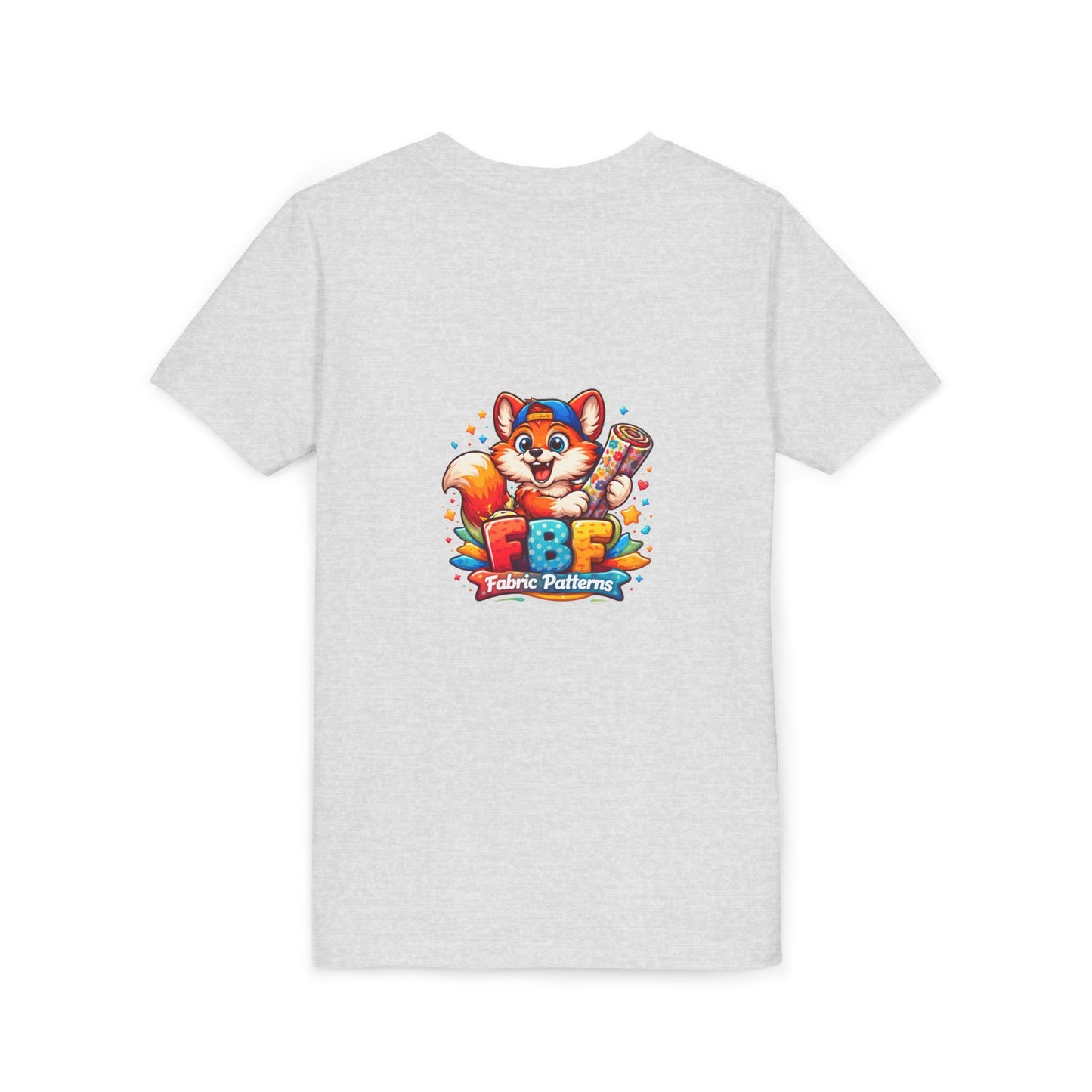 Youth Tee — Colorful Cartoon Fox 'FBF' Logo Kids Shirt