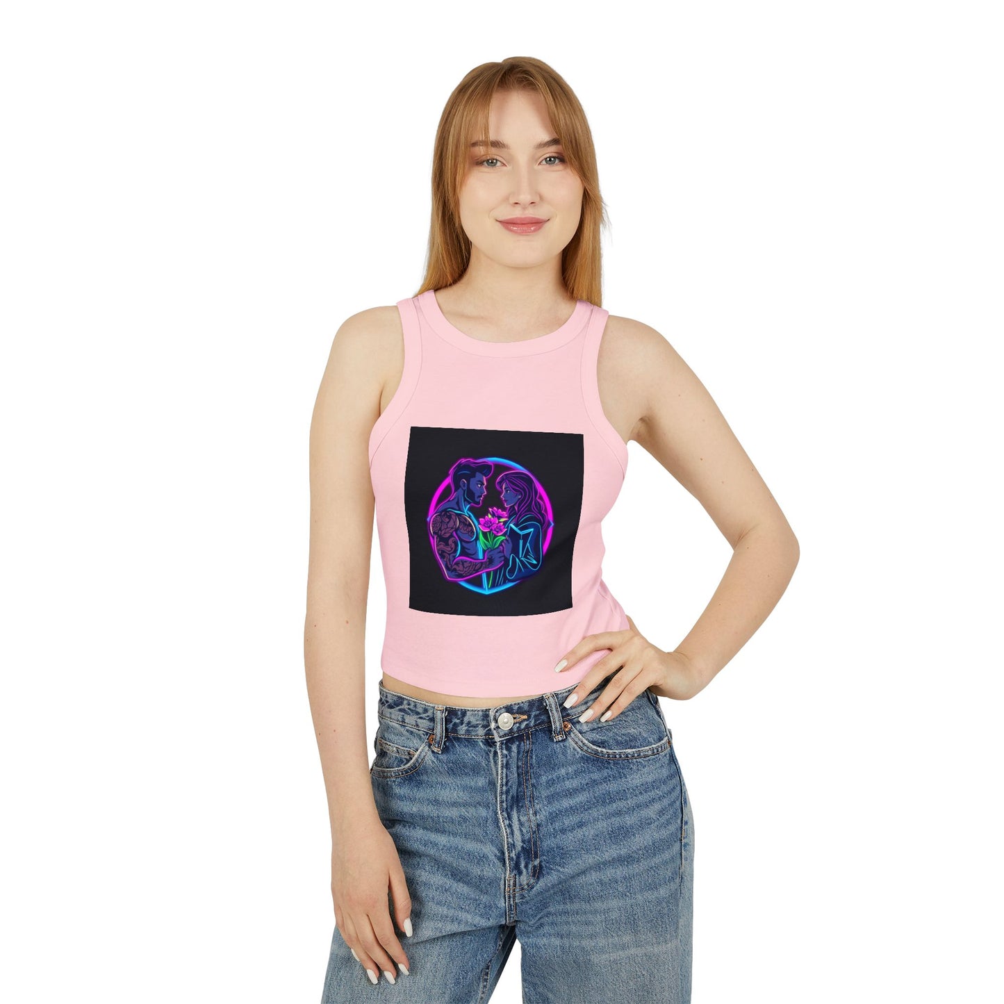 Women's Micro Rib Racer Tank Top