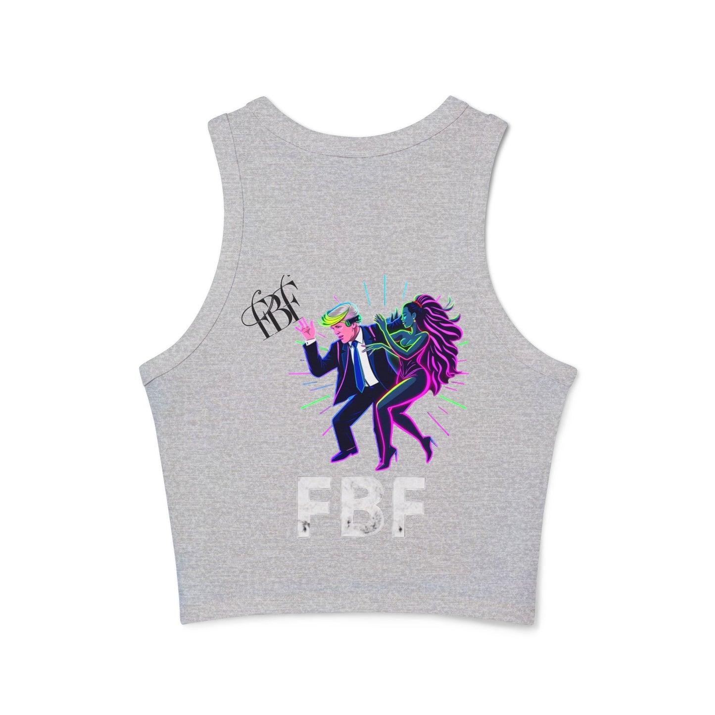 Retro Dance Graphic Tank Top, FBF Vibes, Women's Summer Apparel, Party Wear, Festival Clothing, Unique Graphic Tee